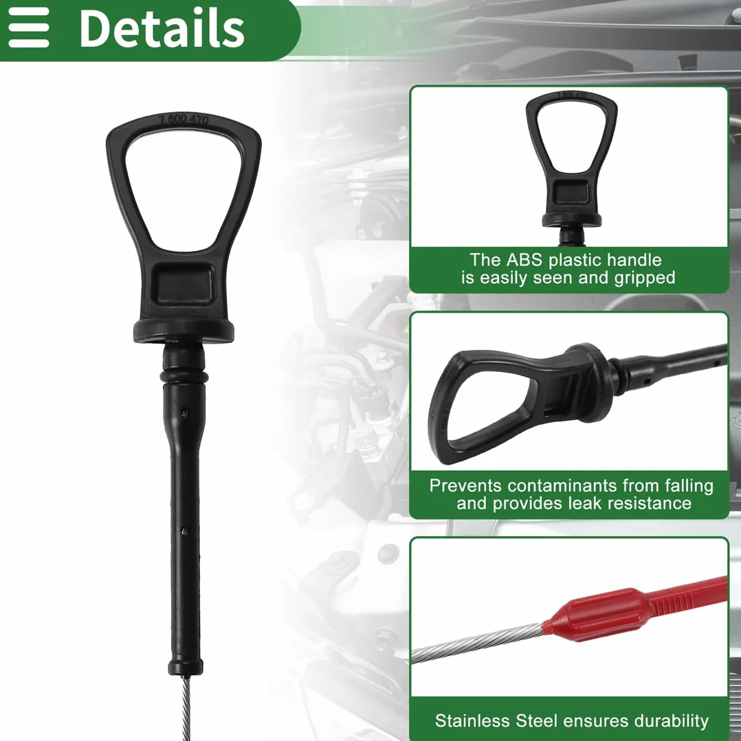 Astina Livello Olio BMW 710mm Dipstick livello olio motore auto 11437600470 - Compatible For Serie 1 3 F20 F21 F30 F31 F80 114i 116i 118i 316i 320i DipStick di livello di manometro