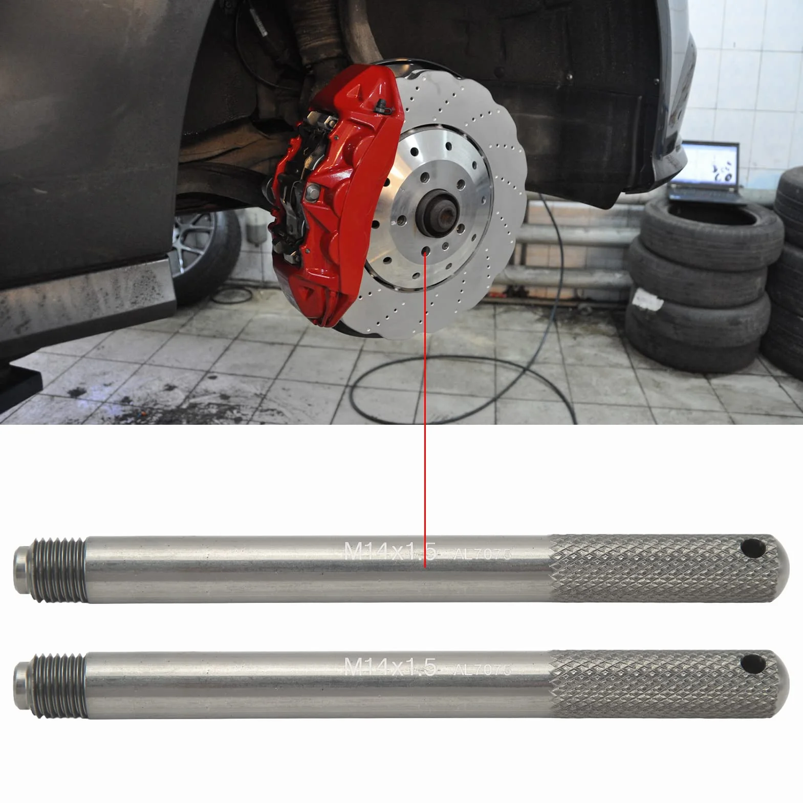 Set di Strumenti per Perni di Allineamento Ruote M14*1.5