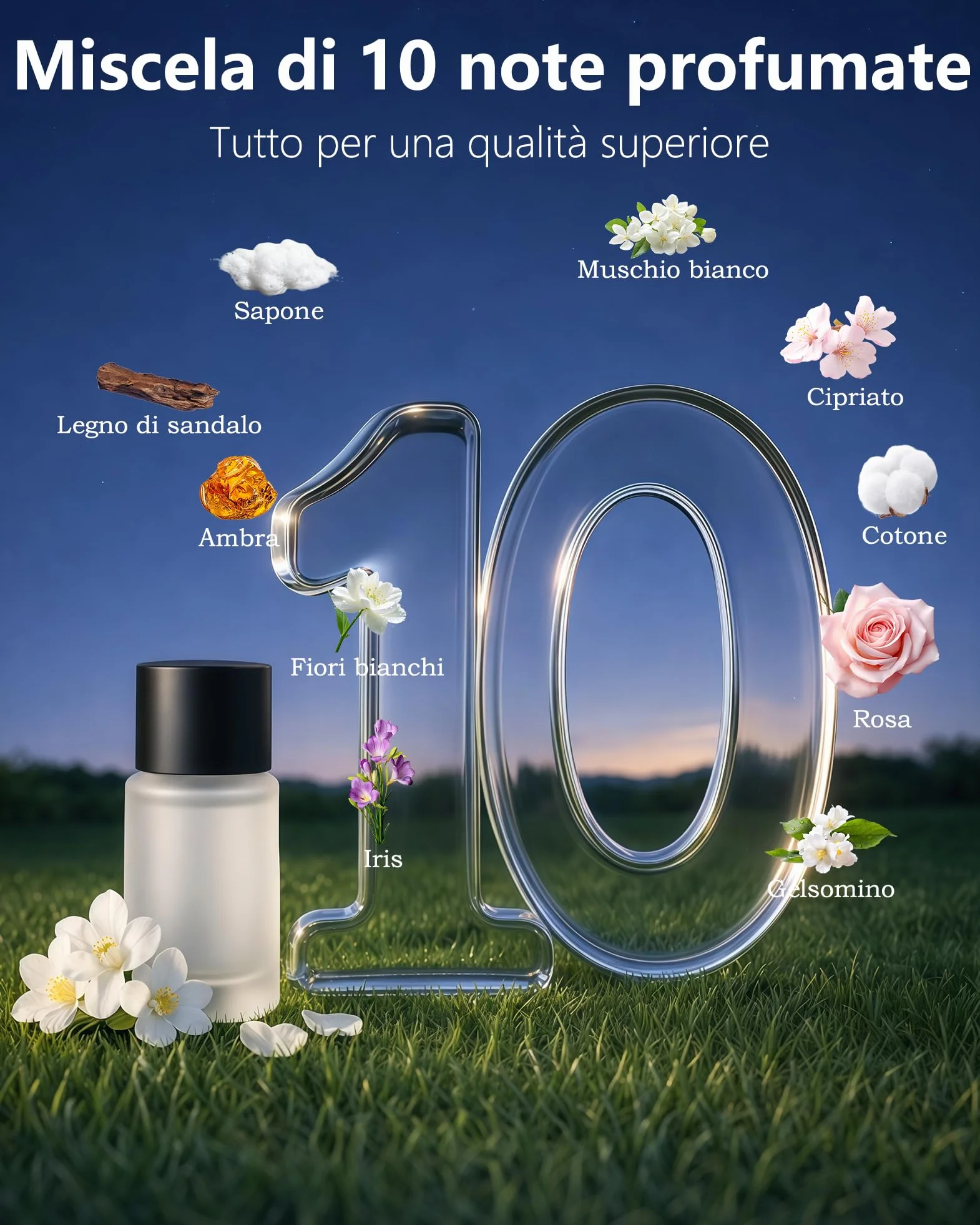 AI Profumatore Auto Diffusore CFK-3Z 3 fragranze Elettrico Nebulizzatore ad Ultrasuoni 3 Modalità Batteria Integrata