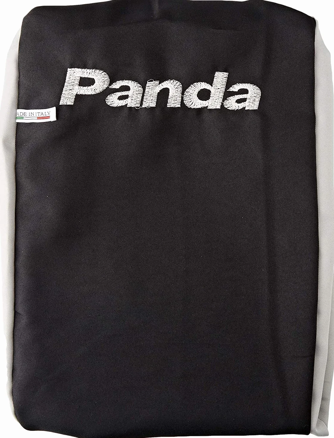Lupex Shop Copri-sedili Auto Compatibili Panda Seconda Serie (mod.169) Versione 50e50 | Jeans Nero | Set Copri-Sedile Anteriori e Posteriori | Logo Ricamato | Airbag Compatibile | Accessori Auto