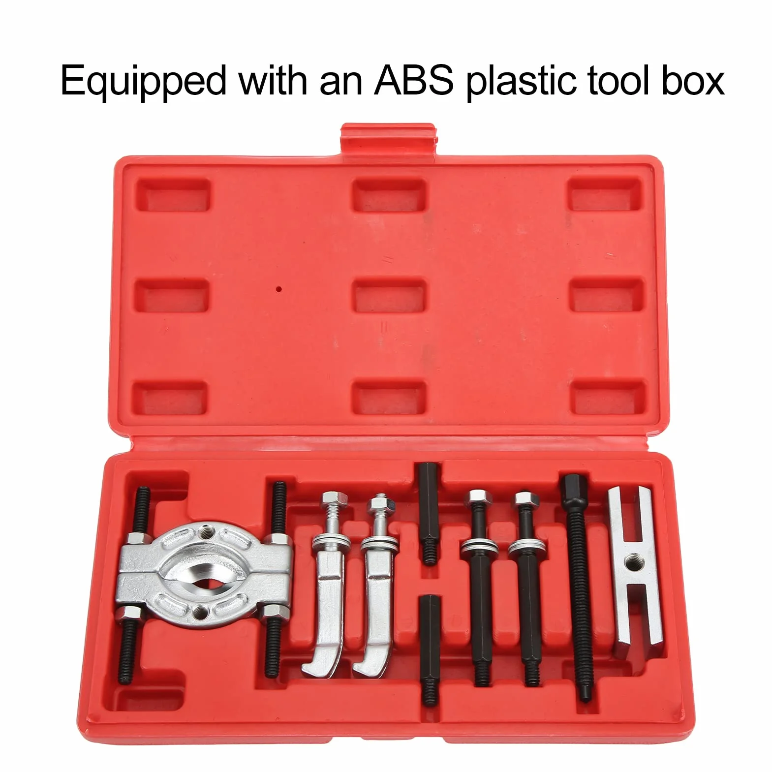 9pcs Set Estrattori per Separatori Cuscinetti Set Estrattori per Separatori di Cuscinetti Kit di Strumenti per La Rimozione di Cuscinetti Portatili Separatore di Cuscinetti in Metal