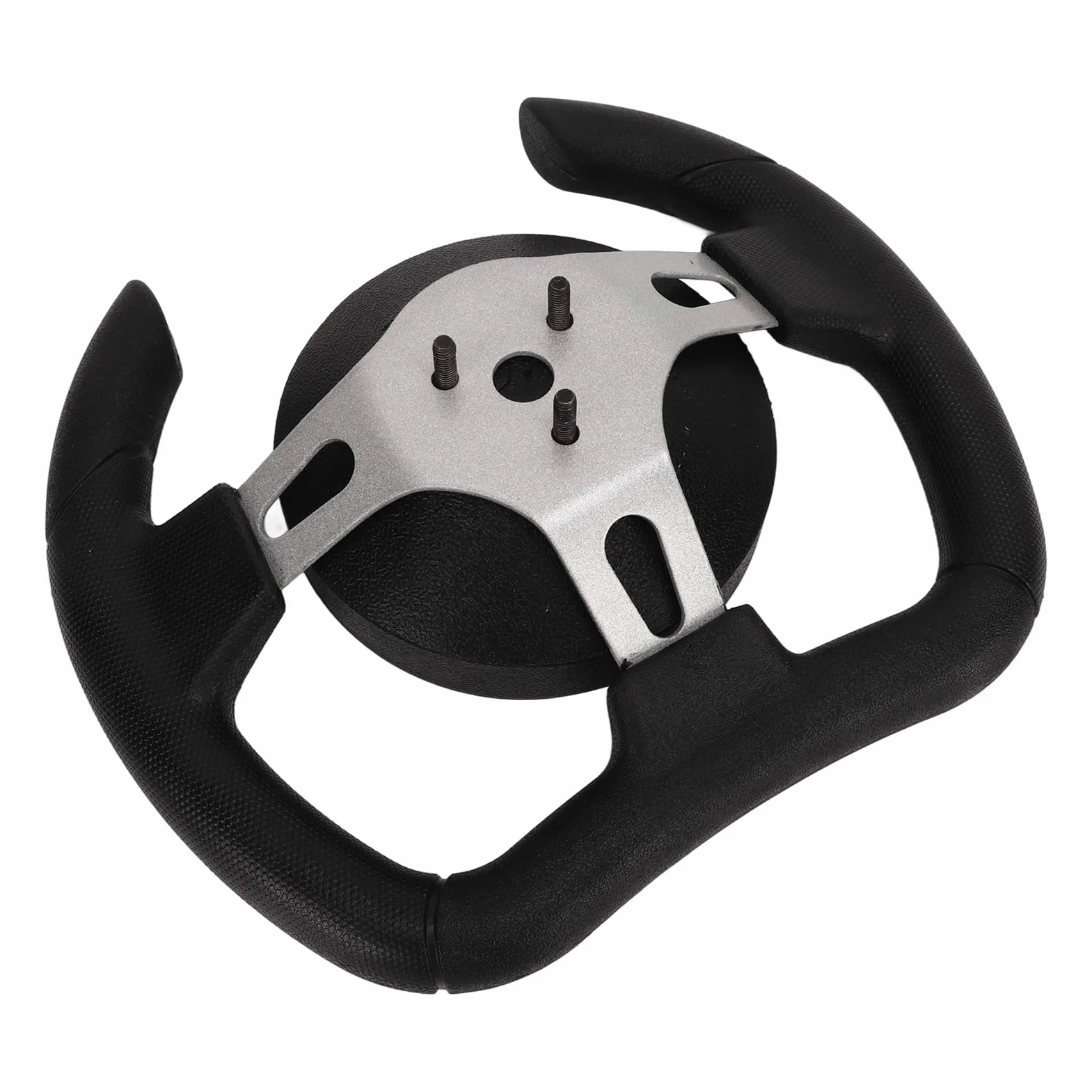 Volante da Corsa 277 mm Nero Ergonomico per Kart e Veicoli a 4 Ruote