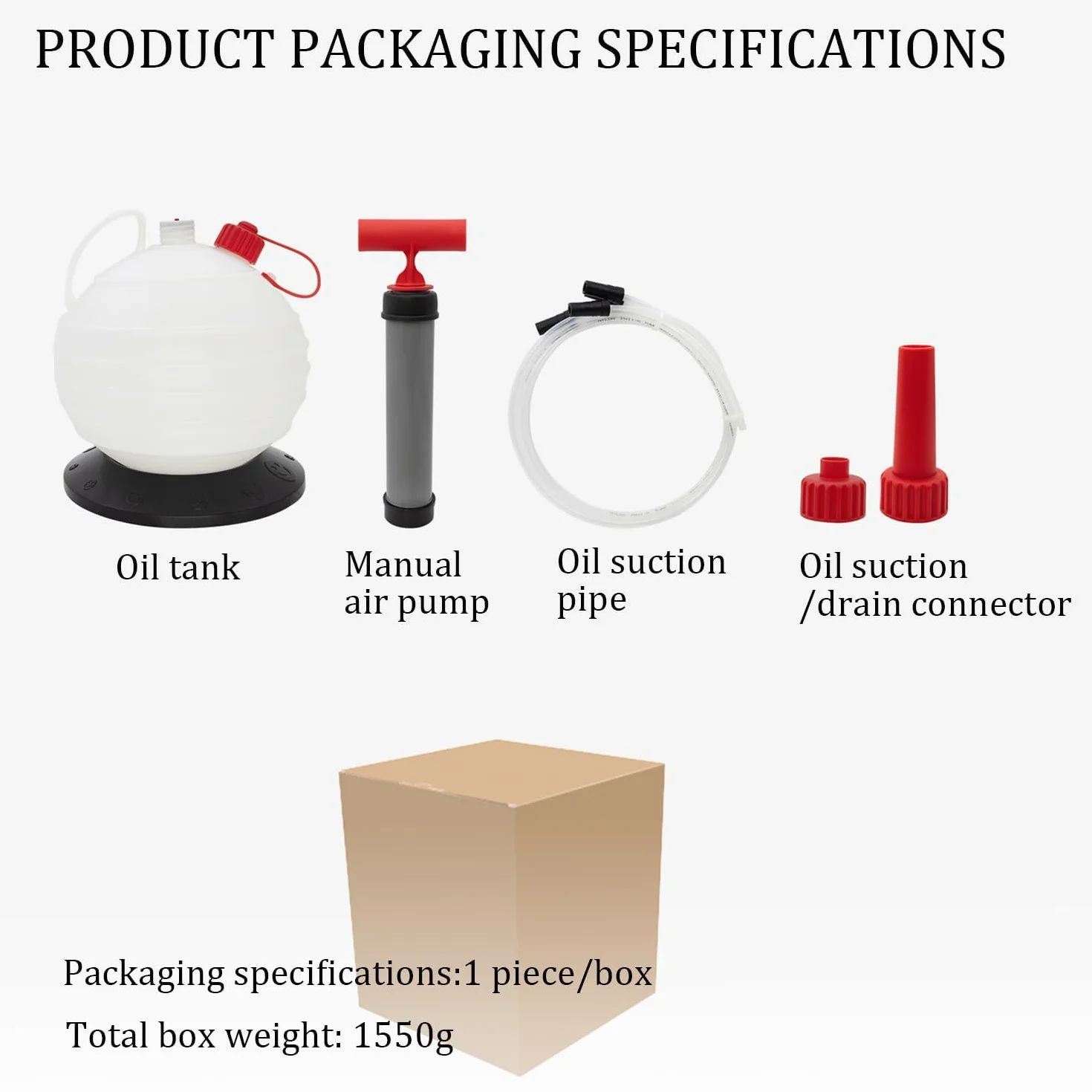 Pompa Di Aspirazione Dell'Olio Da 6L,Pompa Di Aspirazione Manuale,Dotata Di Base Migliorata e Tubi Flessibili In Quattro Misure,Pompa Aspirazione Dell'Olio Per Automobili,Imbarcazioni,Tosaerba