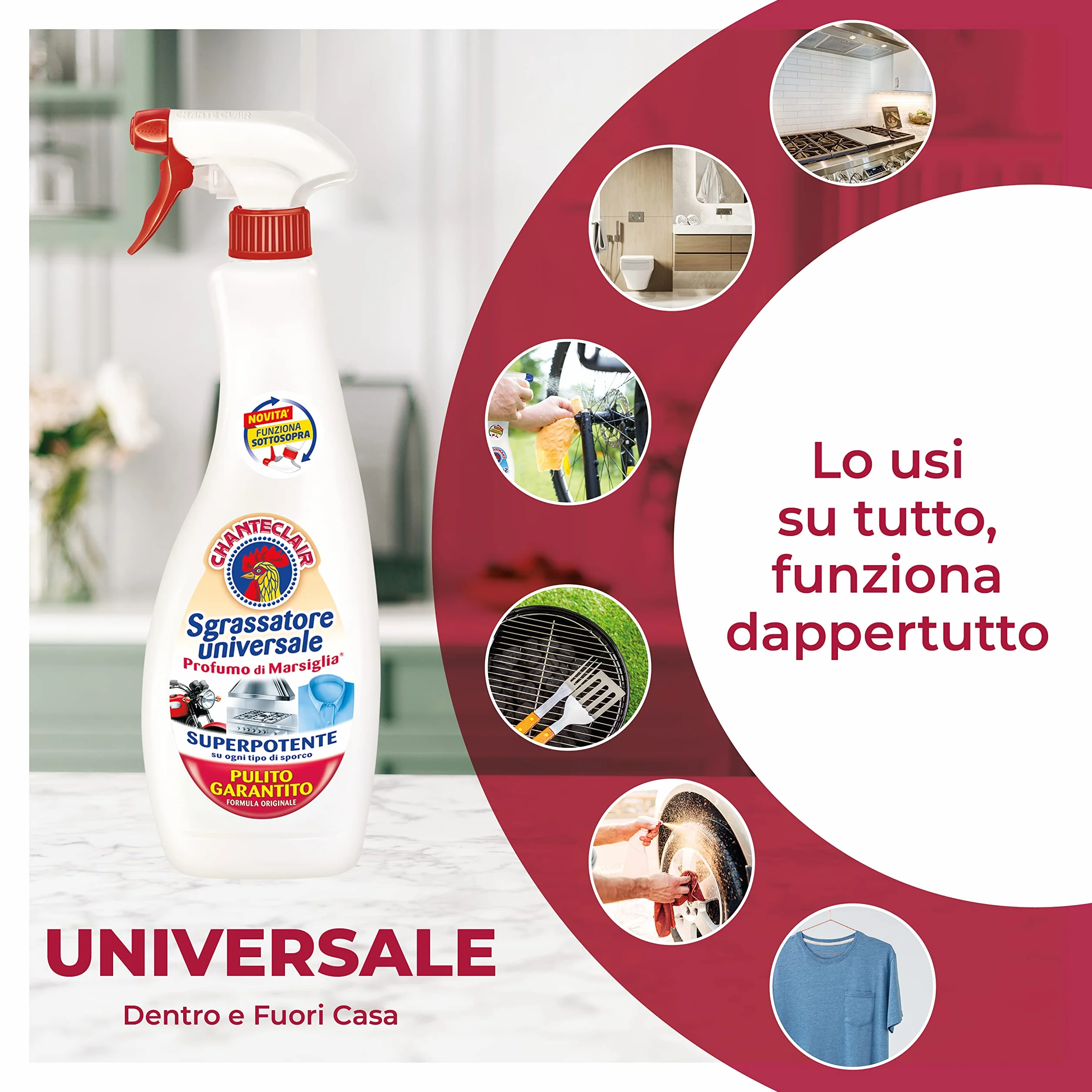 CHANTECLAIR Sgrassatore Universale 5000 ml Profumo di Marsiglia
