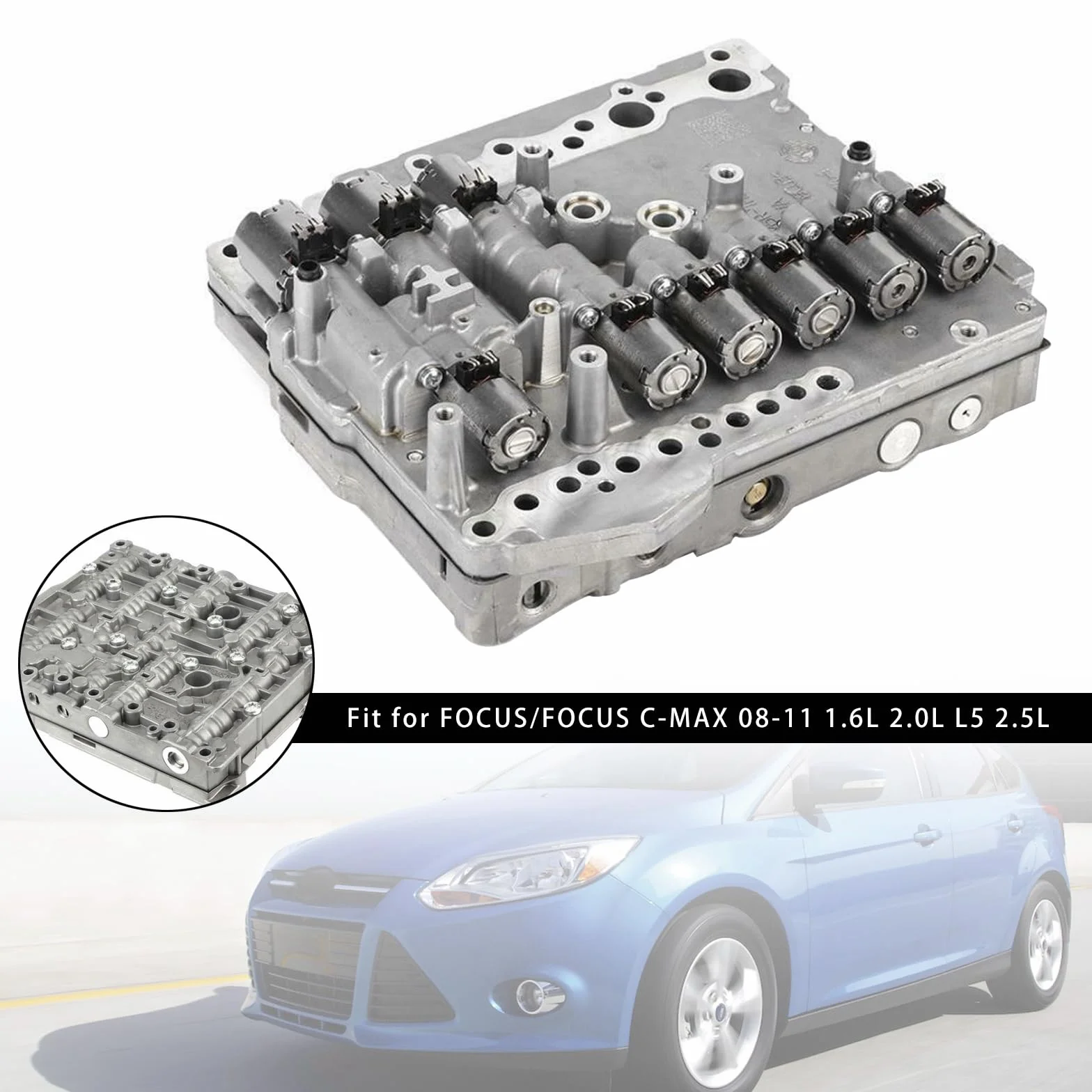Topteng Adatto per MPS6 6DCT450 7M5R-7H035-CA Gearbox Transmission Valve Body Adatto per Ford Chrysler