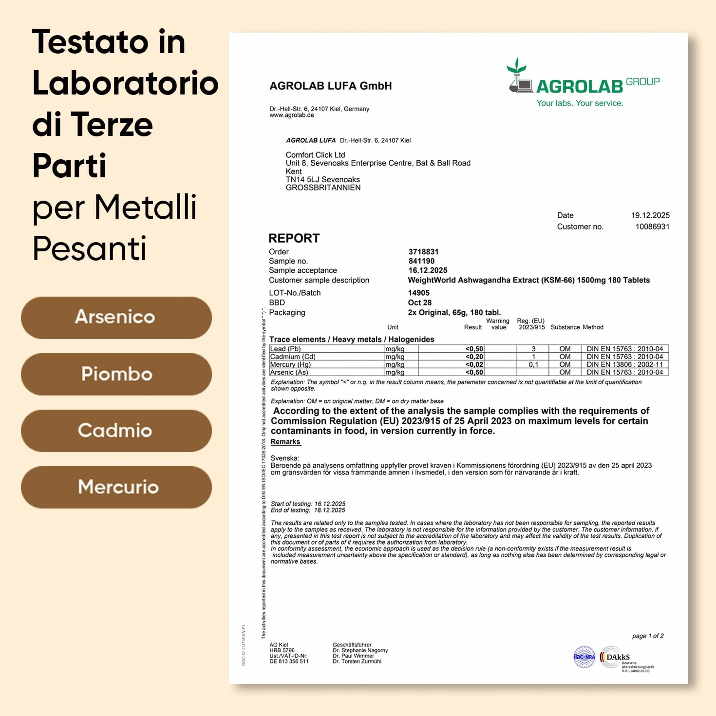 Ashwagandha KSM-66 Integratore 180 Compresse 1500mg Estratto 12:1 Withania Somnifera Vegana Prodotto in UK