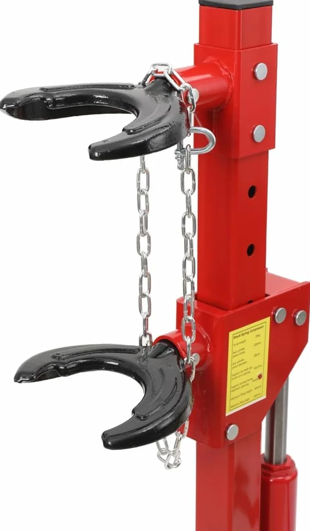Compressore a Molla Ammortizzatore Idraulico 3T, Compressore Idraulico per Molle di Carico 7 Livelli Regolabili, Kit di Strumenti Compressore a Molla Cilindro Idraulico con Pedale