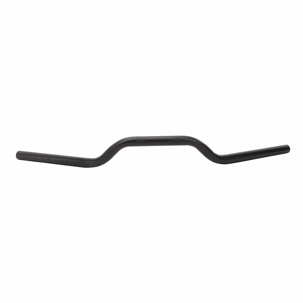 Manubrio Moto Piega Bassa 22mm Uniwersalny do Sportster XL 883 1200 Bobber Custom Chopper Softail Dyna Nero
