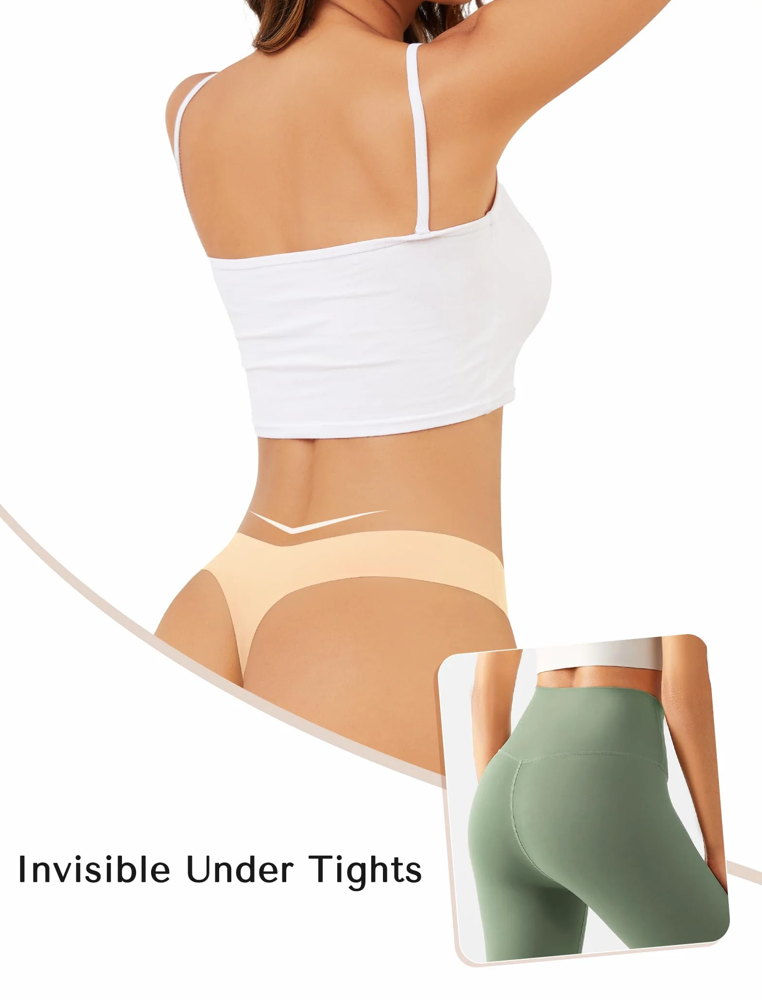 VOENXE Slip Perizoma Donna Senza Cuciture, Tanga A Vita Bassa Mutande Brasiliana, Invisibili Mutandine, Microfibra String, Seamless Women Thong Underwear Multipack, Pacco da 5
