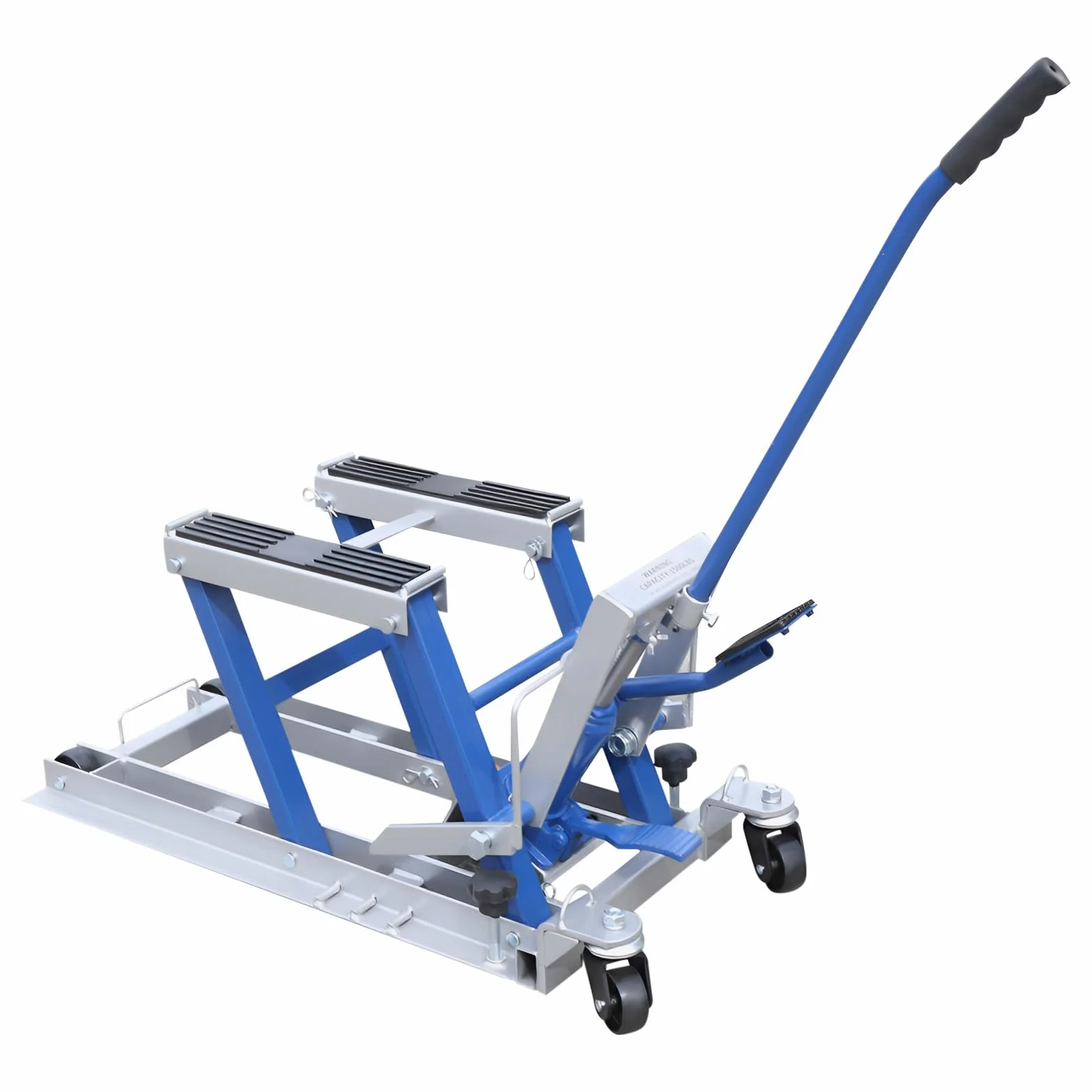 Sollevatore per Moto 680 kg 12-38,7 cm Altezza Regolabile Blu Argento