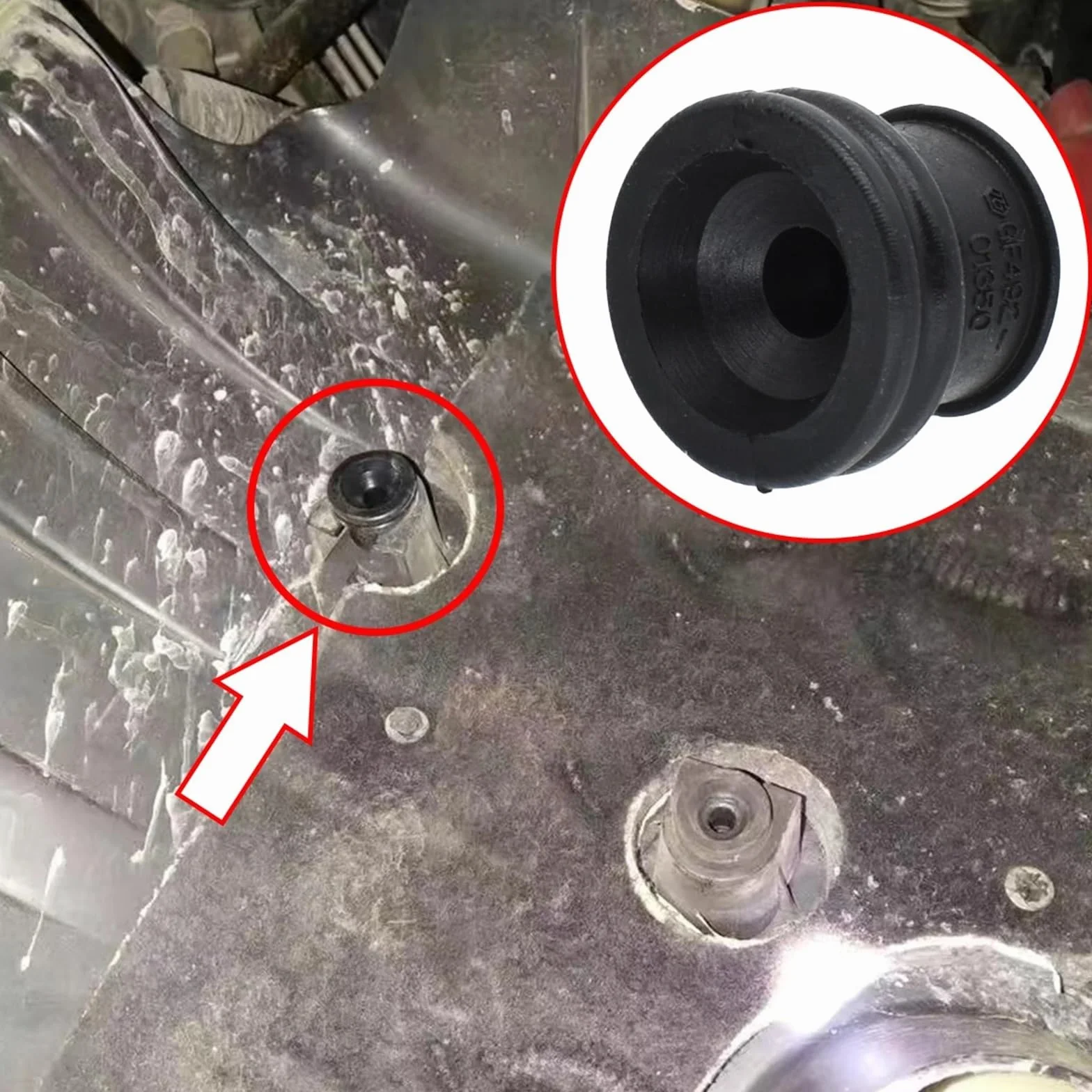 8X Compatibile for Toyota Corolla Vios Yaris Levin Motore Copertura Superiore Rivestimento Anello di Tenuta in Gomma Supporto Bush Buffer Manica Cuscino Cuscino GF49201350
