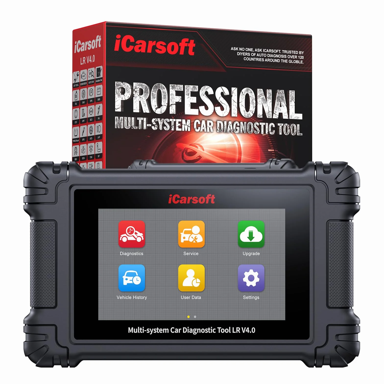 iCarsoft LR V4.0 OBD2 Diagnostica Auto per Land Rover Jaguar, 37 Servizi, Test Bidirezionale, WiFi