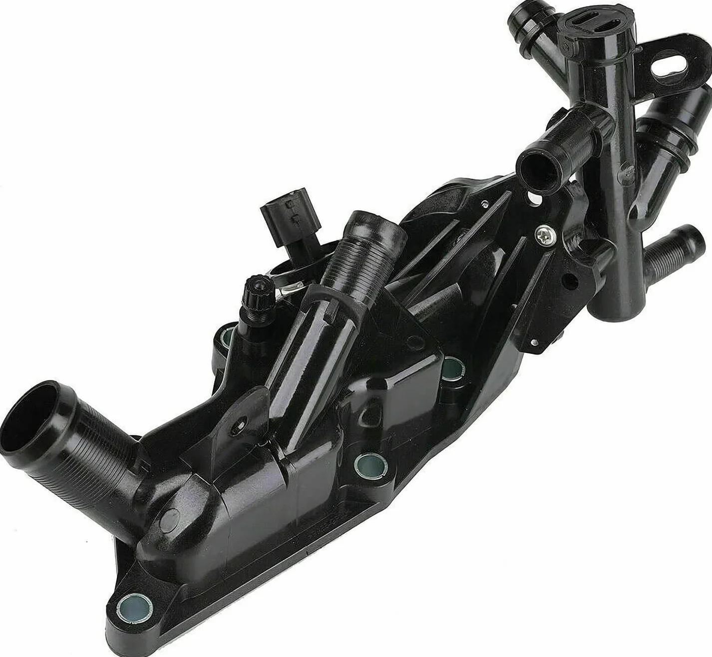 Autocraft Alloggiamento termostato acqua con guarnizione compatibile per Captur Clio 4 KADJAR KANGOO MEGANE SCENIC THALIA TWINGO DACIA LOGAN 2 LODGY DUSTER DOKKER SANDERO MICRA V OEM: 110608635R
