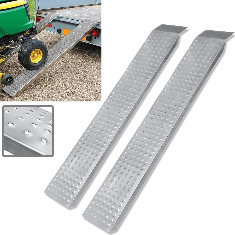 ACXIN 2 rampe di carico, massimo 400 kg, in acciaio zincato, antiscivolo, per moto, ATV, quad, auto, 160 x 22,5 cm