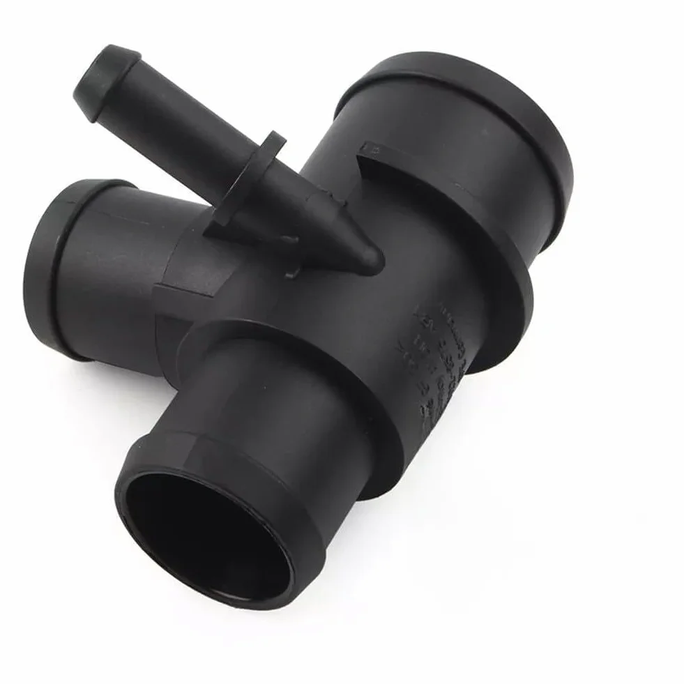 QOXEZY Connettore per tubo dell'acqua per modelli 2010-2016, alloggiamento termostato di ricambio con numero OEM LR025969 LR020126, per struttura in ABS resistente, nero
