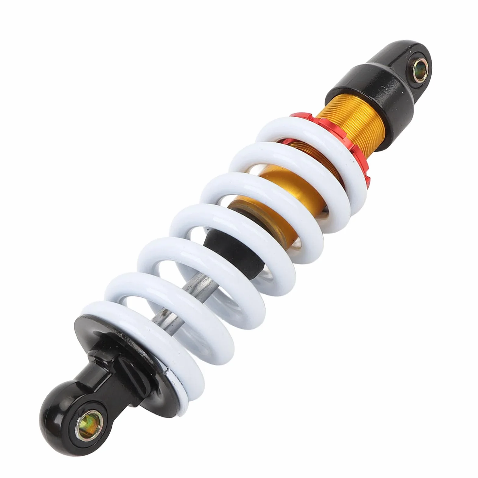 Ammortizzatore per moto da 260 mm, ammortizzatore a sospensione universale con molla da 11 mm di diametro e smorzamento regolabile per moto da cross, ATV, quad, go-kart e scooter d