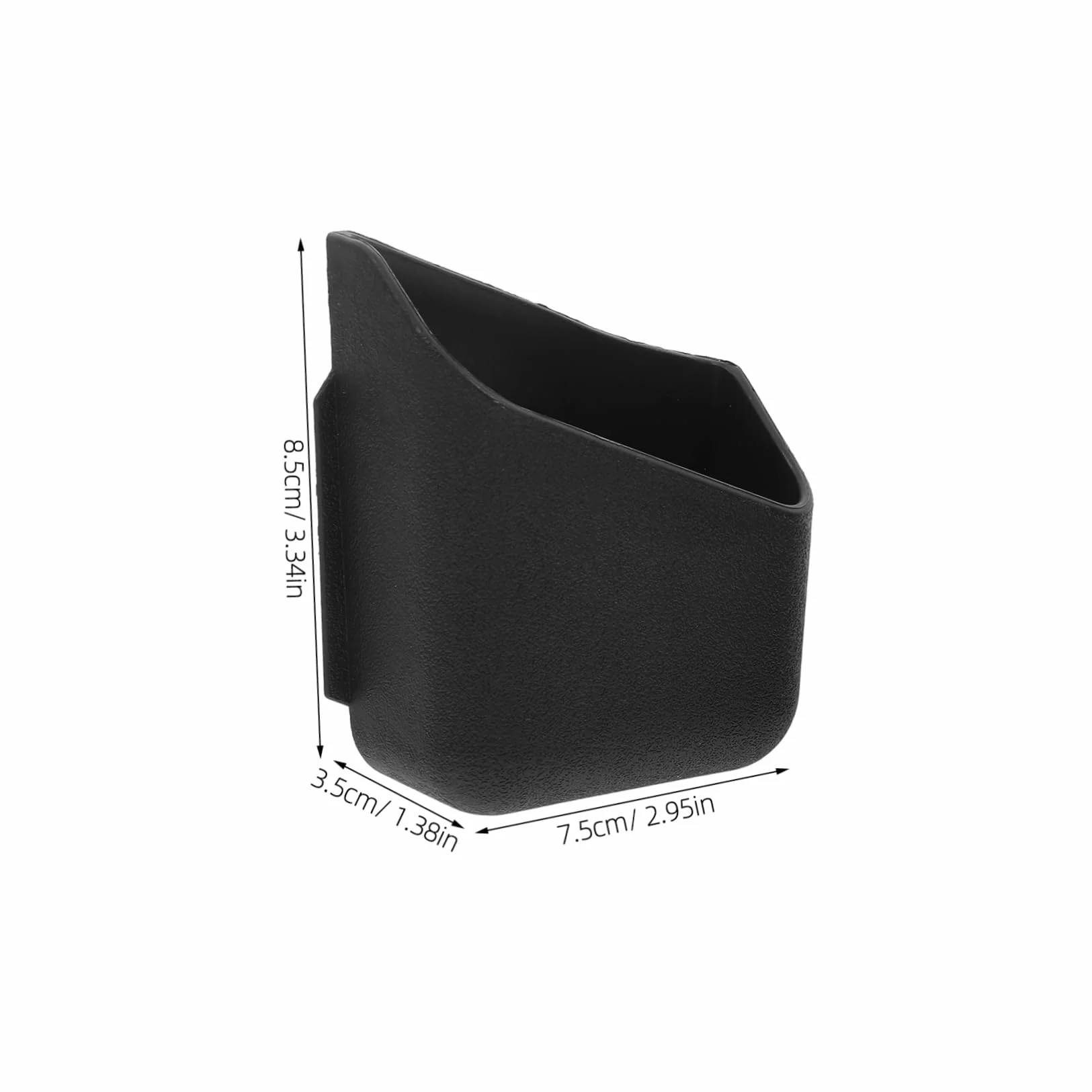 TIDTALEO Contenitore Portaoggetti Adesivo per Auto 2 Pezzi, Organizer Multifunzione per Occhiali, Telefono e Carte, Custodia Salvaspazio Resistente per Interni Auto Eleganti e Sicuri