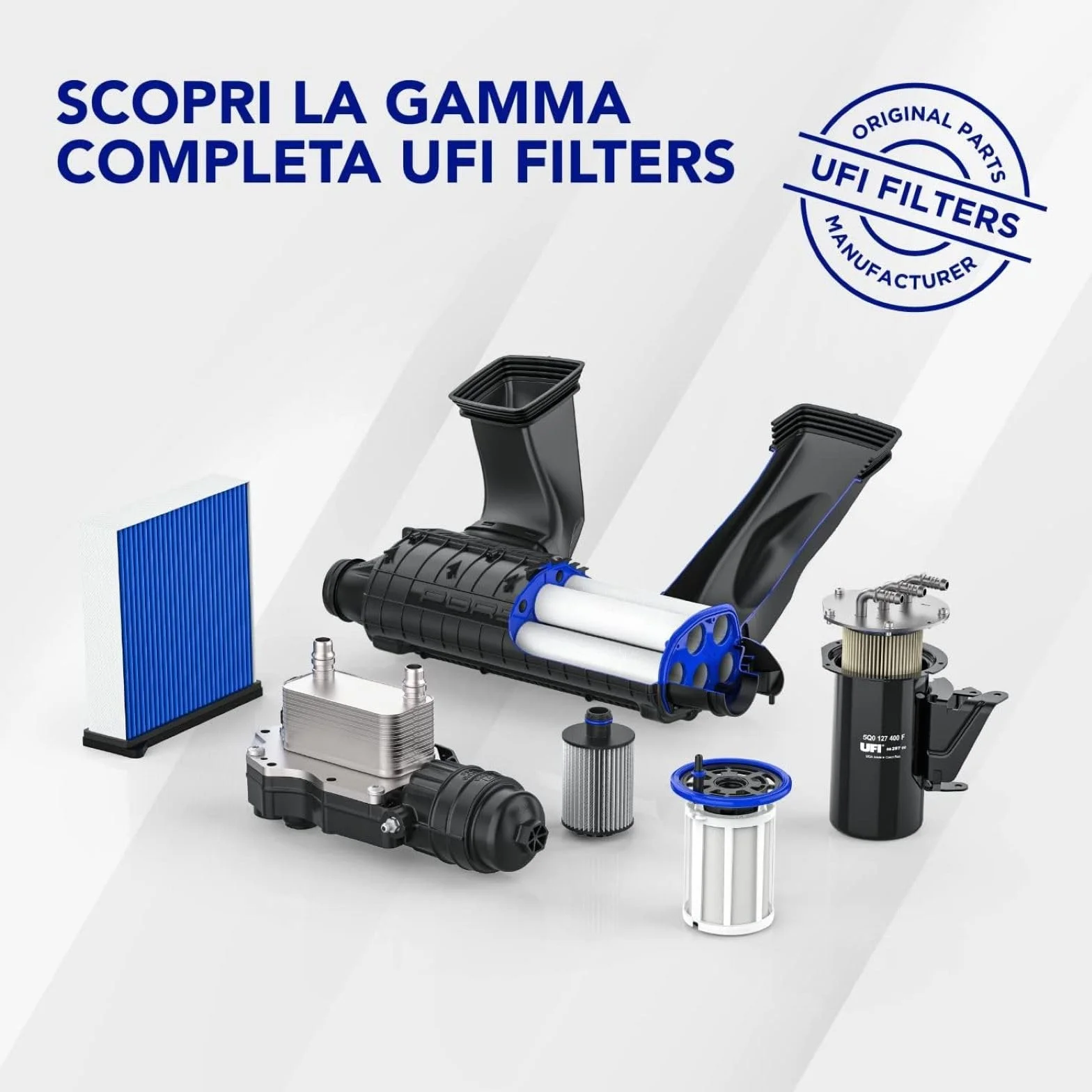UFI Filters 30.301.00 Filtro Aria per Ricambio Auto Alfa Romeo Chrysler Fiat Ford Lancia