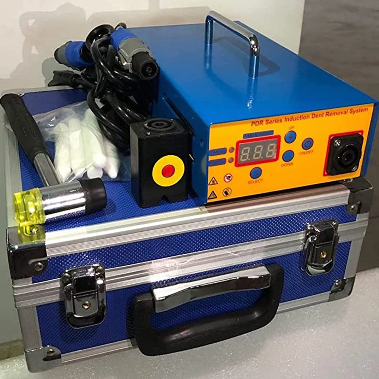 Strumento di riparazione ammaccature a induzione elettromagnetica per auto