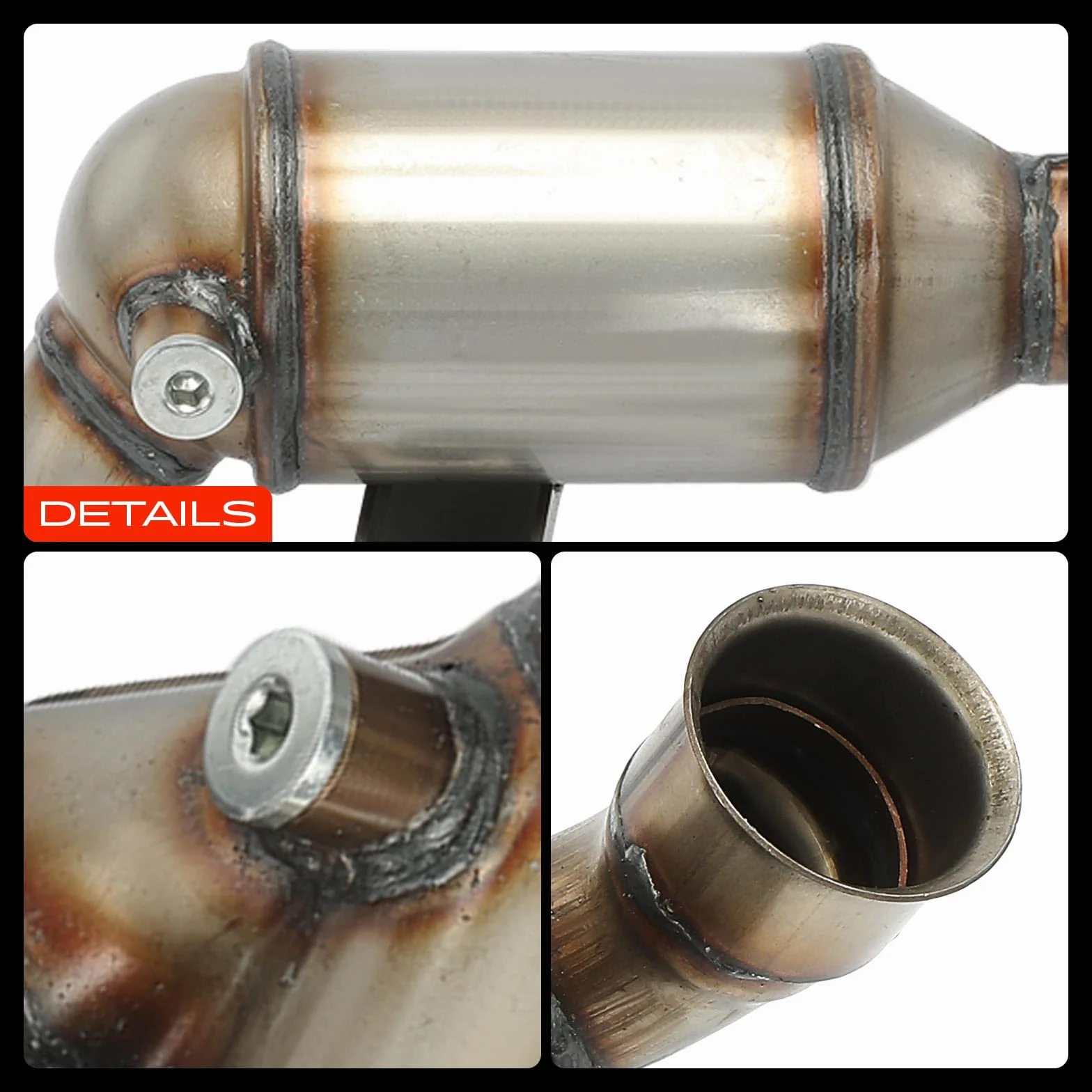 Frankberg Convertitore Catalitico Benzina Compatibile con C3 Picasso SH 1.4L 1.6L Min.i R56 1.4L 1.6L Min.i Cabriolet R57 1.6L 207 WA WC 1.4L 1.6L 308 CC 4B 1.6L Replace# 1609163980
