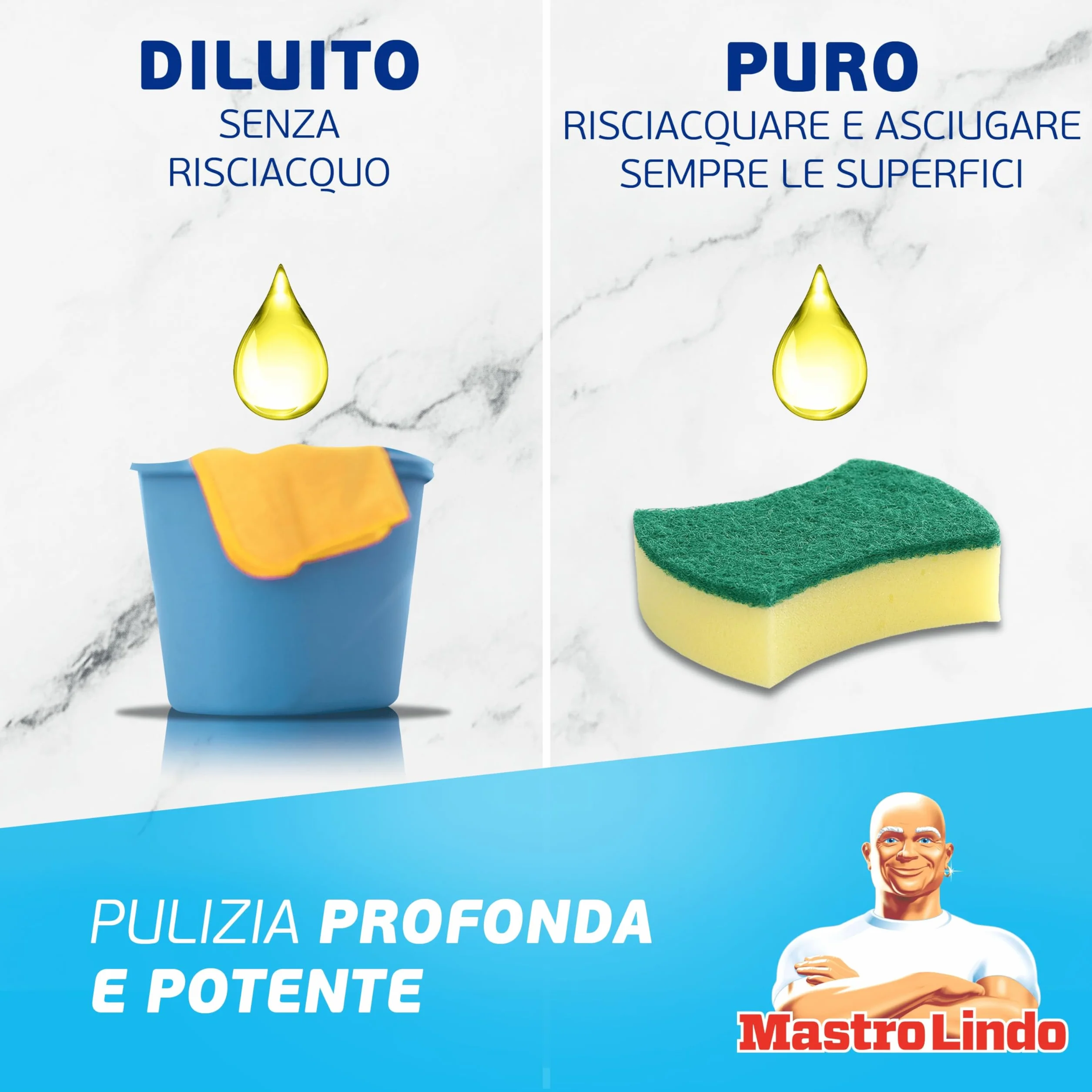 Mastro Lindo Detersivo Liquido Bagno 12 x 930ml Ambi Pur Fresco Delicato