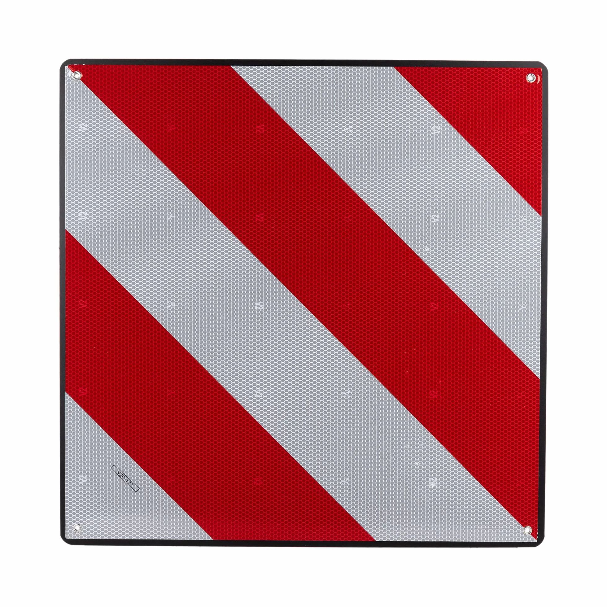 Cofan Pannello V20 carico sporgente ABS catarifrangente flessibile 50x50 cm per camion furgoni