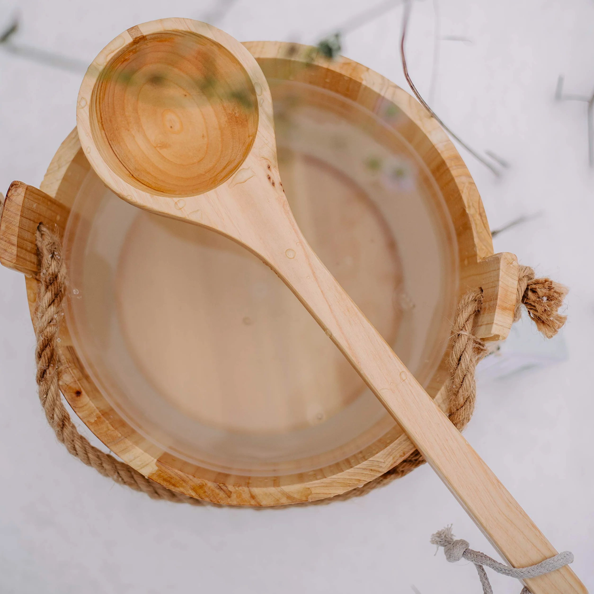 Croll & Denecke Secchiello per sauna in legno 28 cm