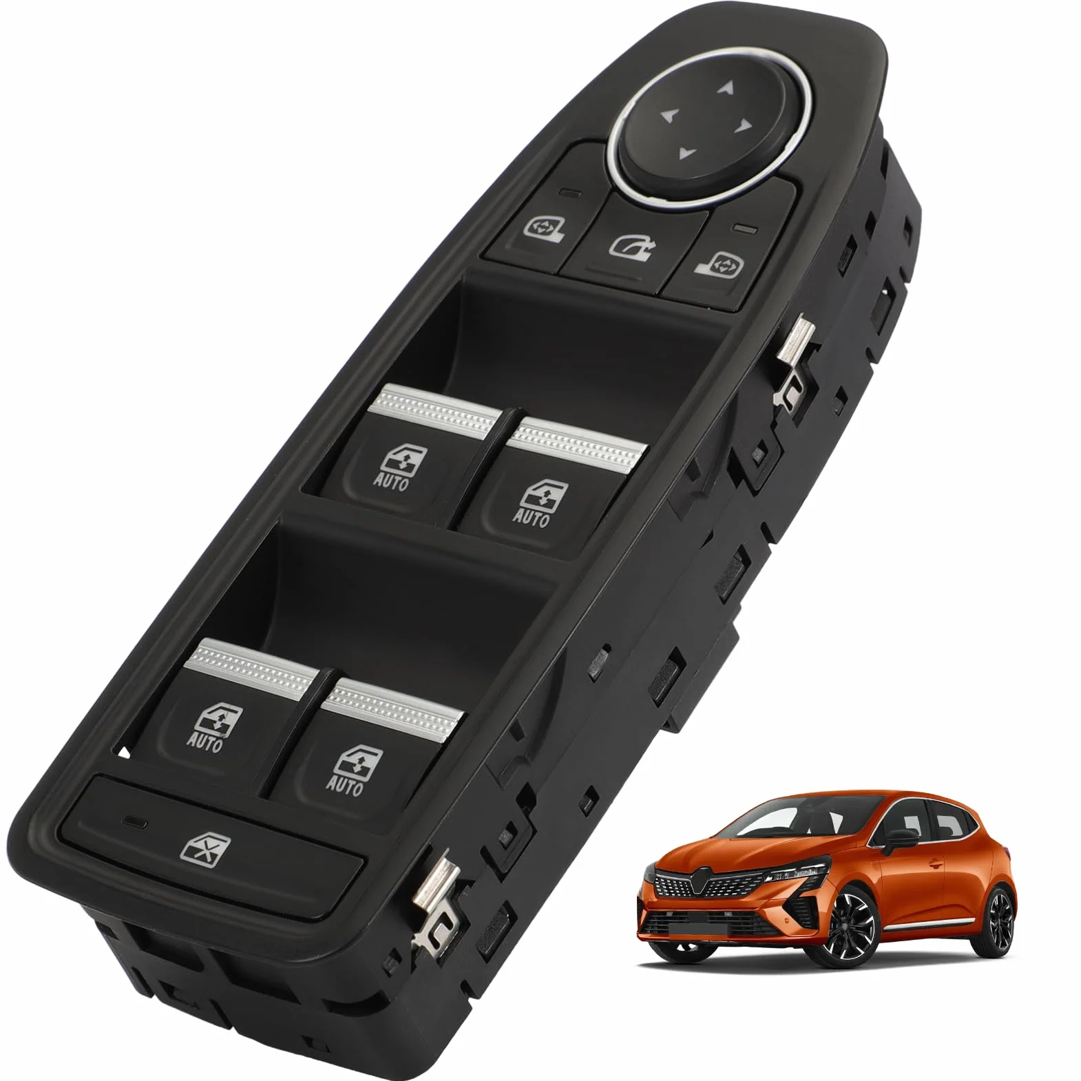 Interruttore Alzacristallo Conduttore Sinistro Per Renault Clio V Captur II 254015831R Pulsante Di Controllo Elettrico Dei Vetri 25401-5831R