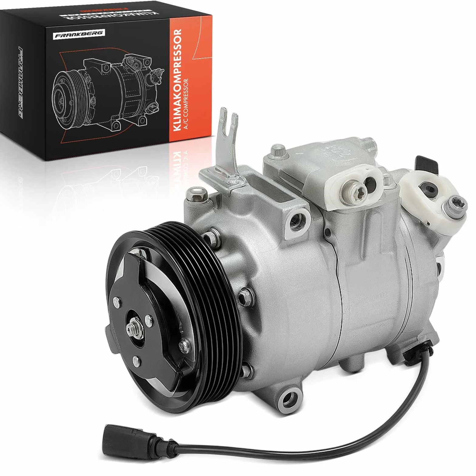 Frankberg Compressore Aria Condizionata Compatibile Golf IV 1J1 Polo 6C1 6R1 Fabia I 6Y2 Ibiza III 6L1 5J 6Q0820803Q