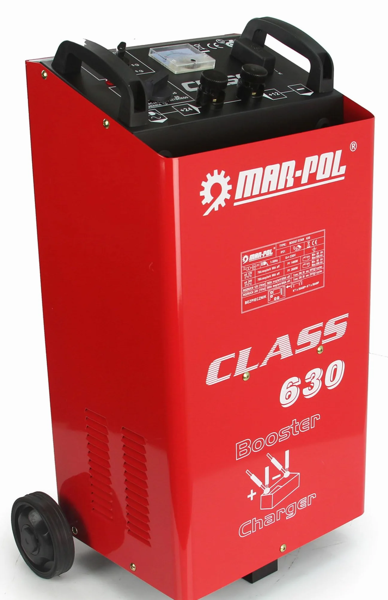 Caricabatterie 12V 24V Carica Rapida Avviamento 60-800 Ah con Ruote