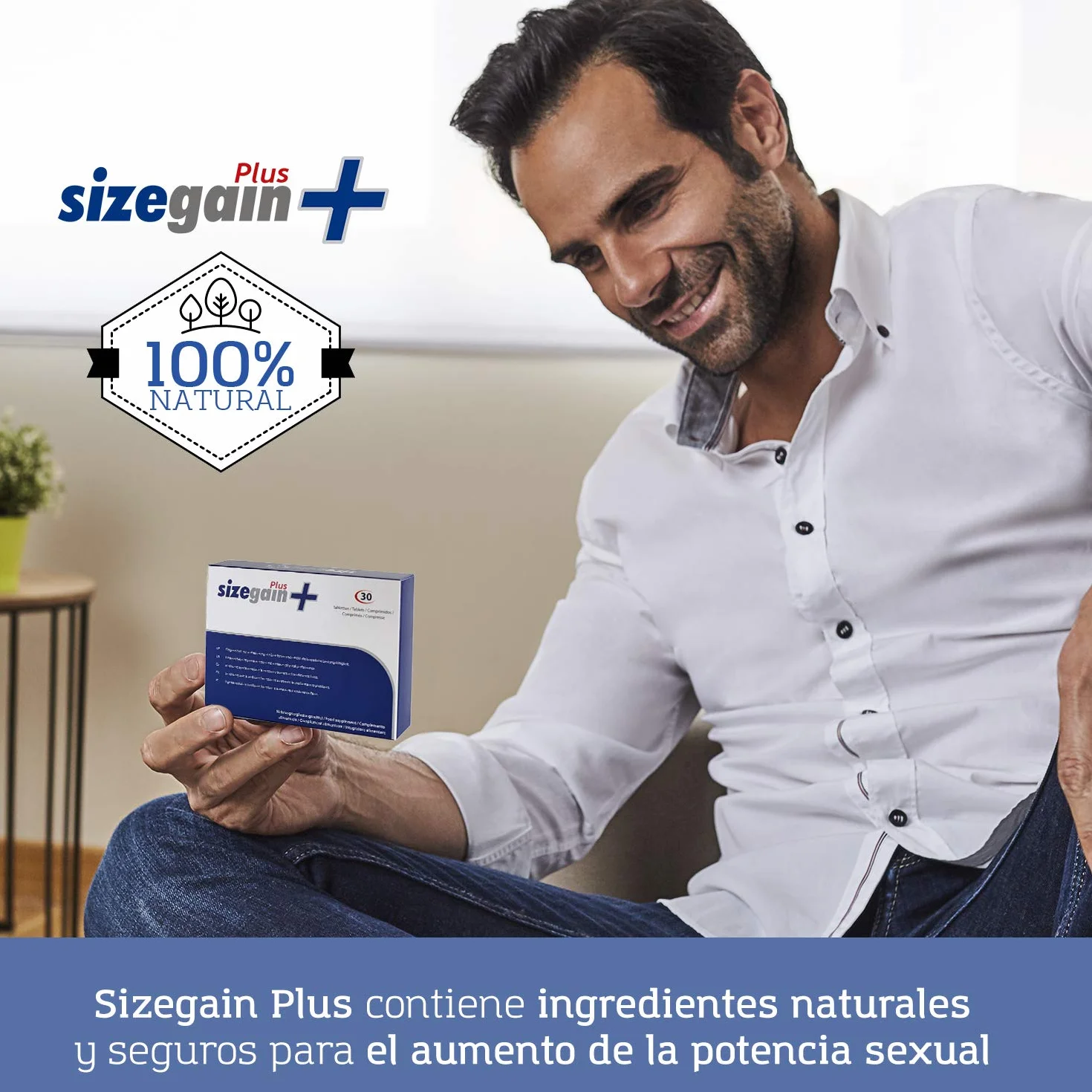 SizeGain Plus Pillole per Allungamento del Pene