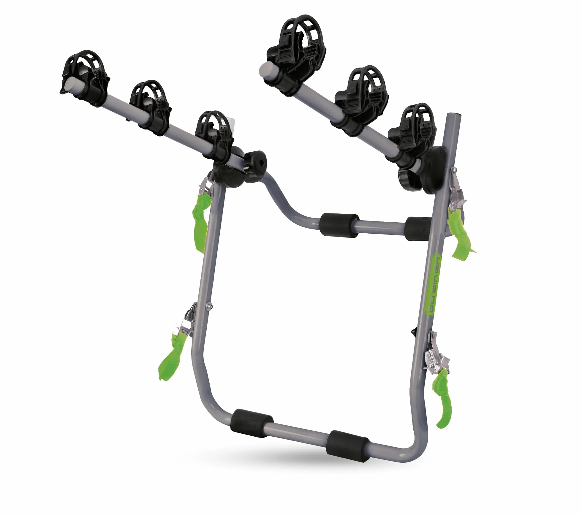 Portabici da Portellone Posteriore Easy V3 Max 3 Biciclette 15kg Telaio Acciaio Bracci Regolabili Pieghevole