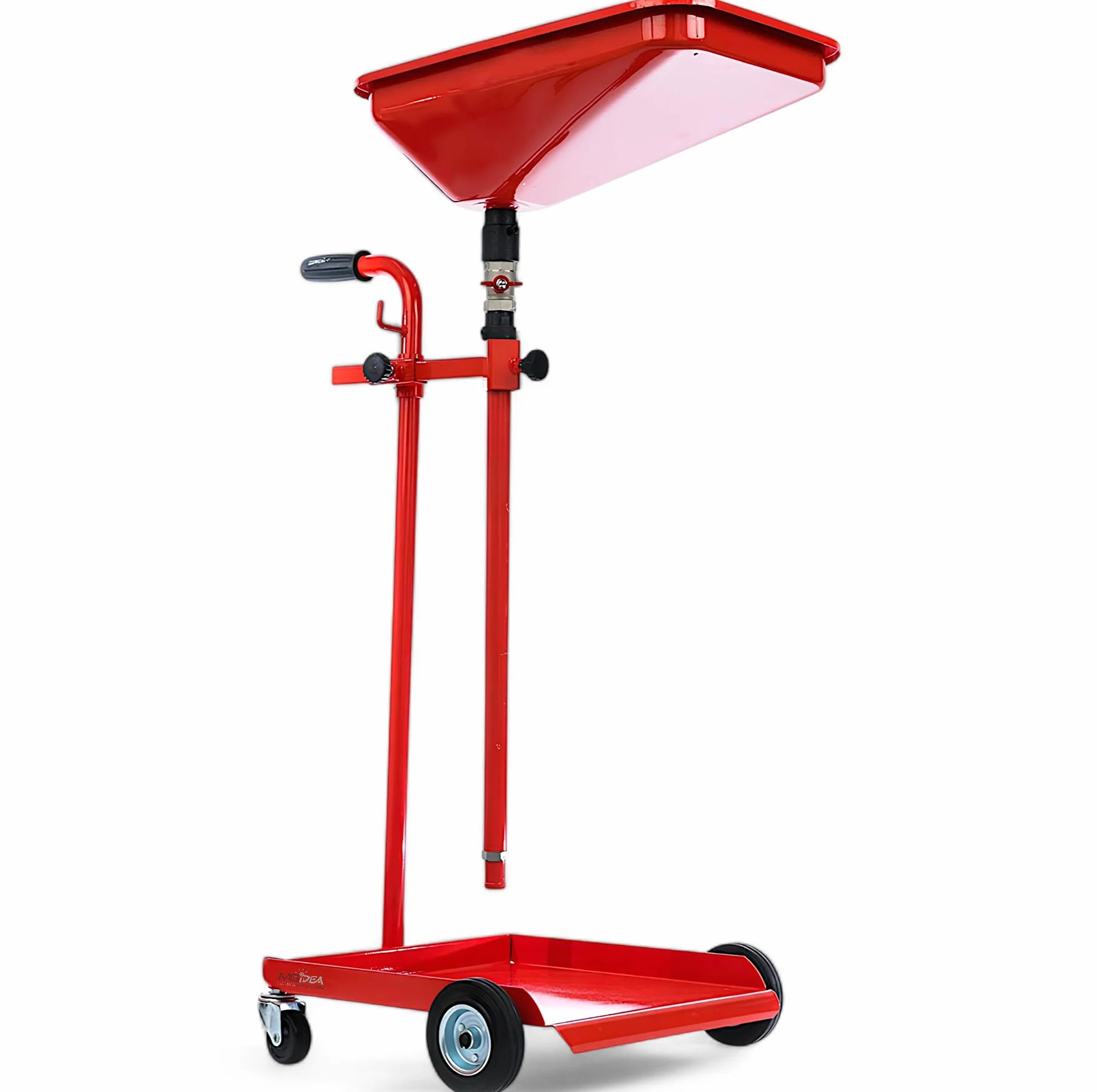 Carrello Recupero Olio Motore ESAUSTO TAGLIANDO Officina Ruote Auto Macchina Regolabile
