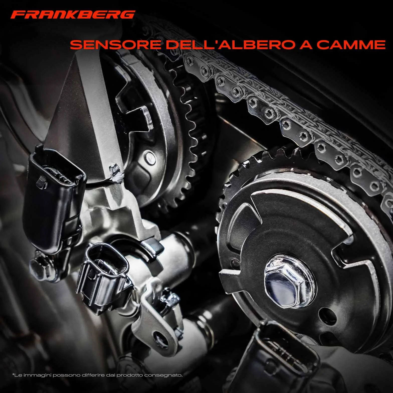 Frankberg Posizione dell'albero Motore Sensore dell'albero Motore 3-Poli Compatibile con Fiesta V JD JH Fusion JU C3 II SC 207 WA WC 206 Compatta 2A/C Replace# 9637499180