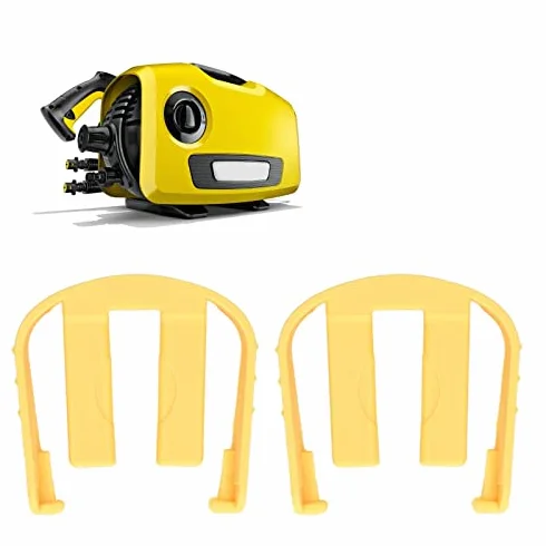 Rondella di Pressione con Connettore Rapido, 2 Pezzi, Fibbia Auto C Clip Ricambio compatibile con K2 K3 K7, Plastica Giallo, Accessorio Fissaggio Tubo