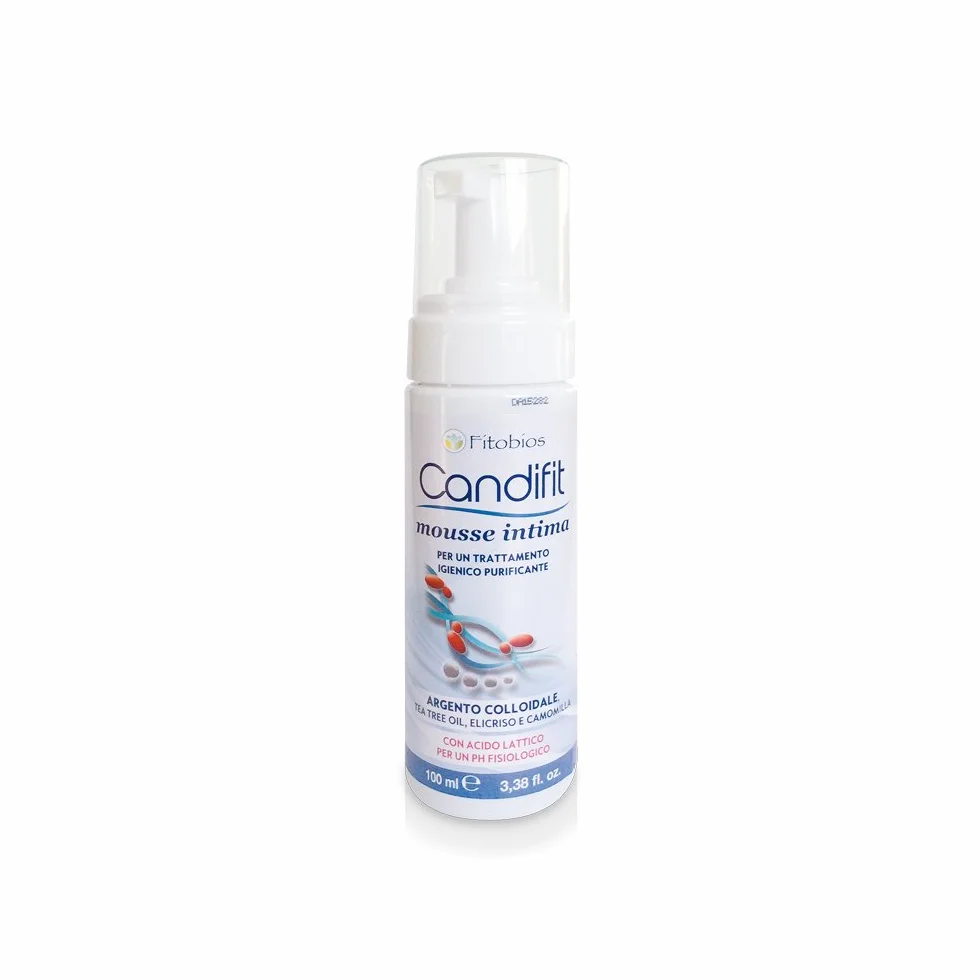 Candifit Mousse Intima con Tea Tree Oil, Elicriso e Camomilla 100 ml