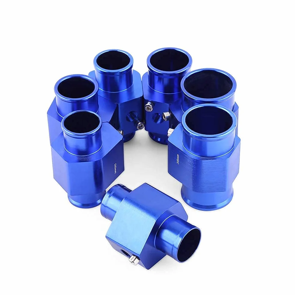 Adattatore universale per tubo flessibile per auto, adattatore per sensore di temperatura per tubo flessibile per tubo flessibile in lega di alluminio(34MM)