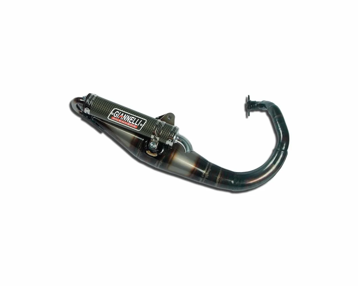 GIANNELLI MARMITTA SCOOTER "REVERSE" MBK BOOSTER - R SPECIAL-SPIRIT-YAMAHA BW'S ORIGINAL-N.G. OMOLOGATO CEE E13 0239 - SILENZIATORE KEVLAR