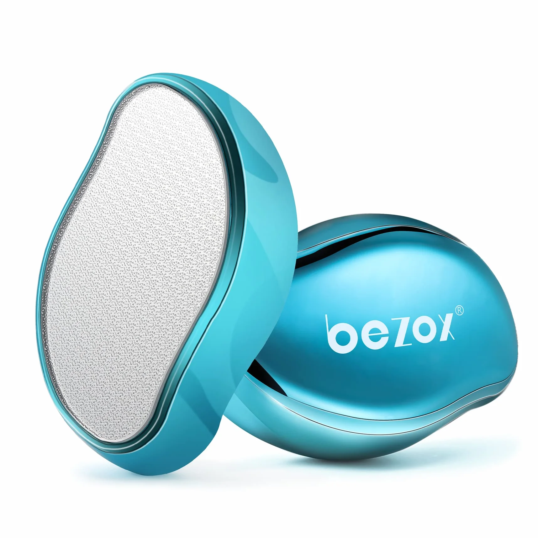 BEZOX 2in1 Lima per Piedi in Nano Vetro per Calli e Talloni Screpolati