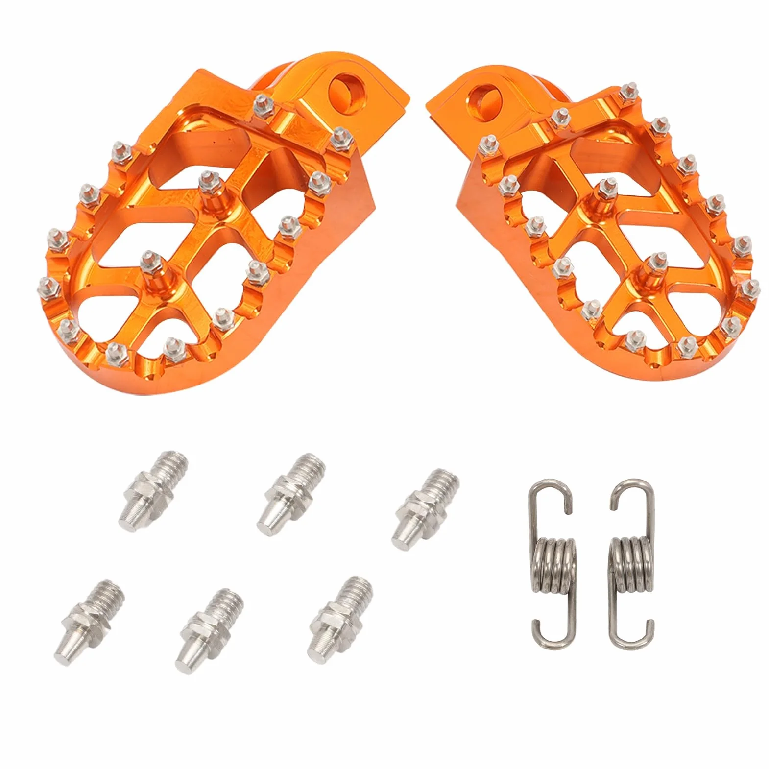 Poggiapiedi in alluminio per moto KTM SX-E EXC 2 pezzi