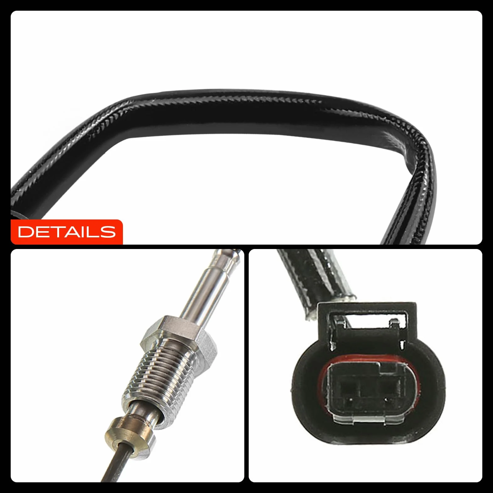 Frankberg Sensore temperatura gas di scarico 2-Poli Compatibile X1 E84 X3 F25 F11 E83 E91 13627806254