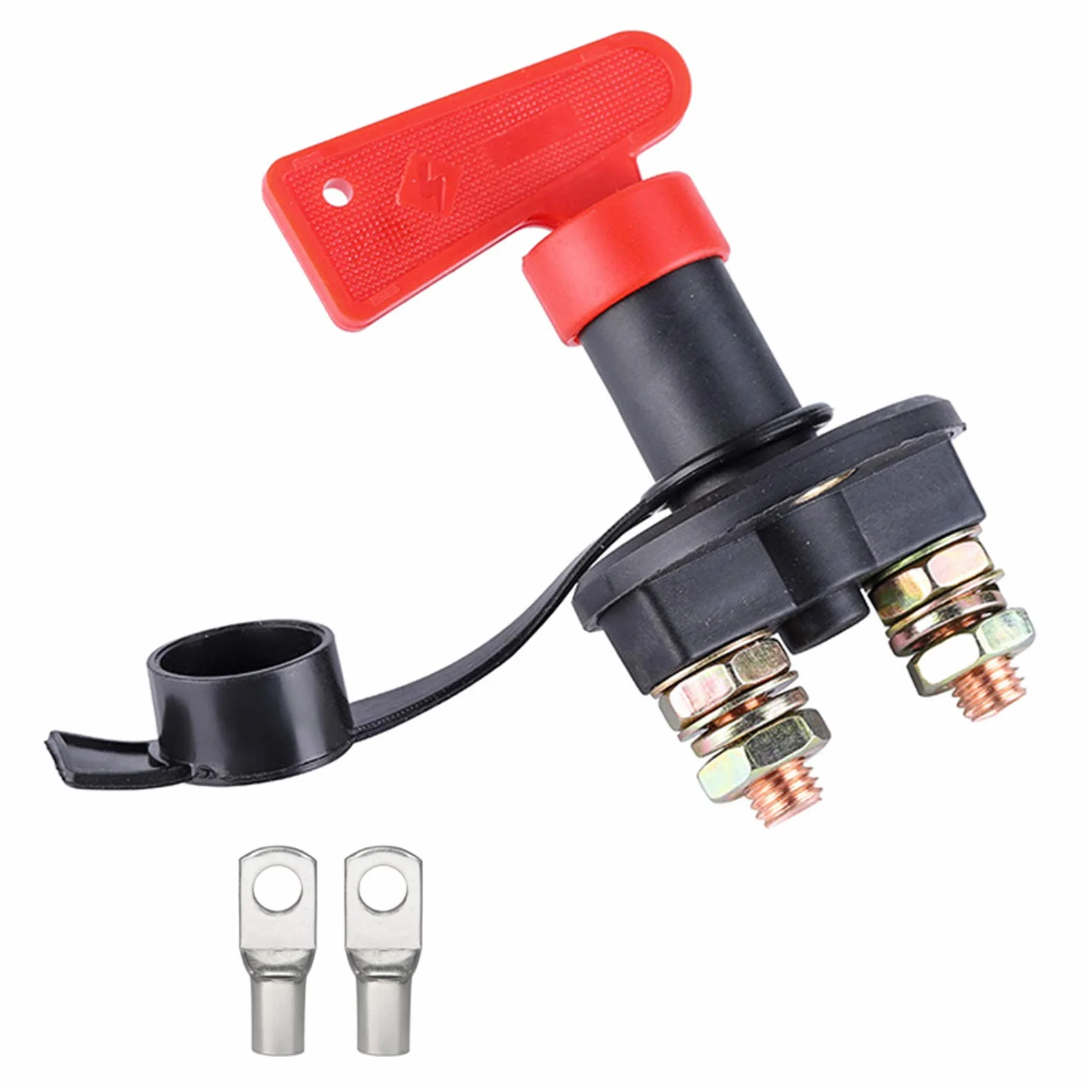 Batteria Principale Interruttore 12V 300A Staccabatteria Isolatore con Chiavi Battery Switch Disconnessione per Auto Barca Camion