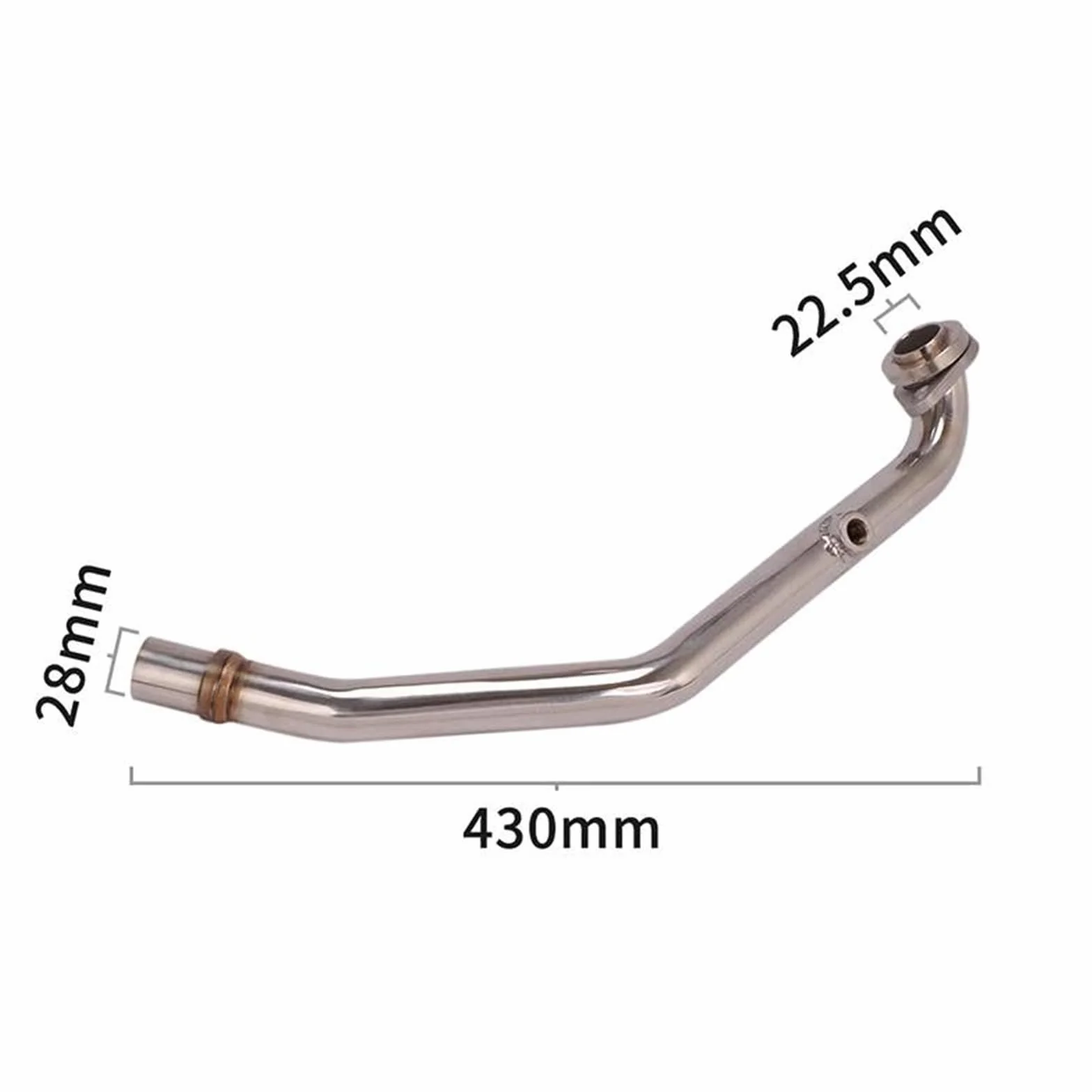 Sistema Scarico Completo Moto Tubo Collegamento Anteriore Marmitta Centrale Per Kymco Per Xciting 250 300