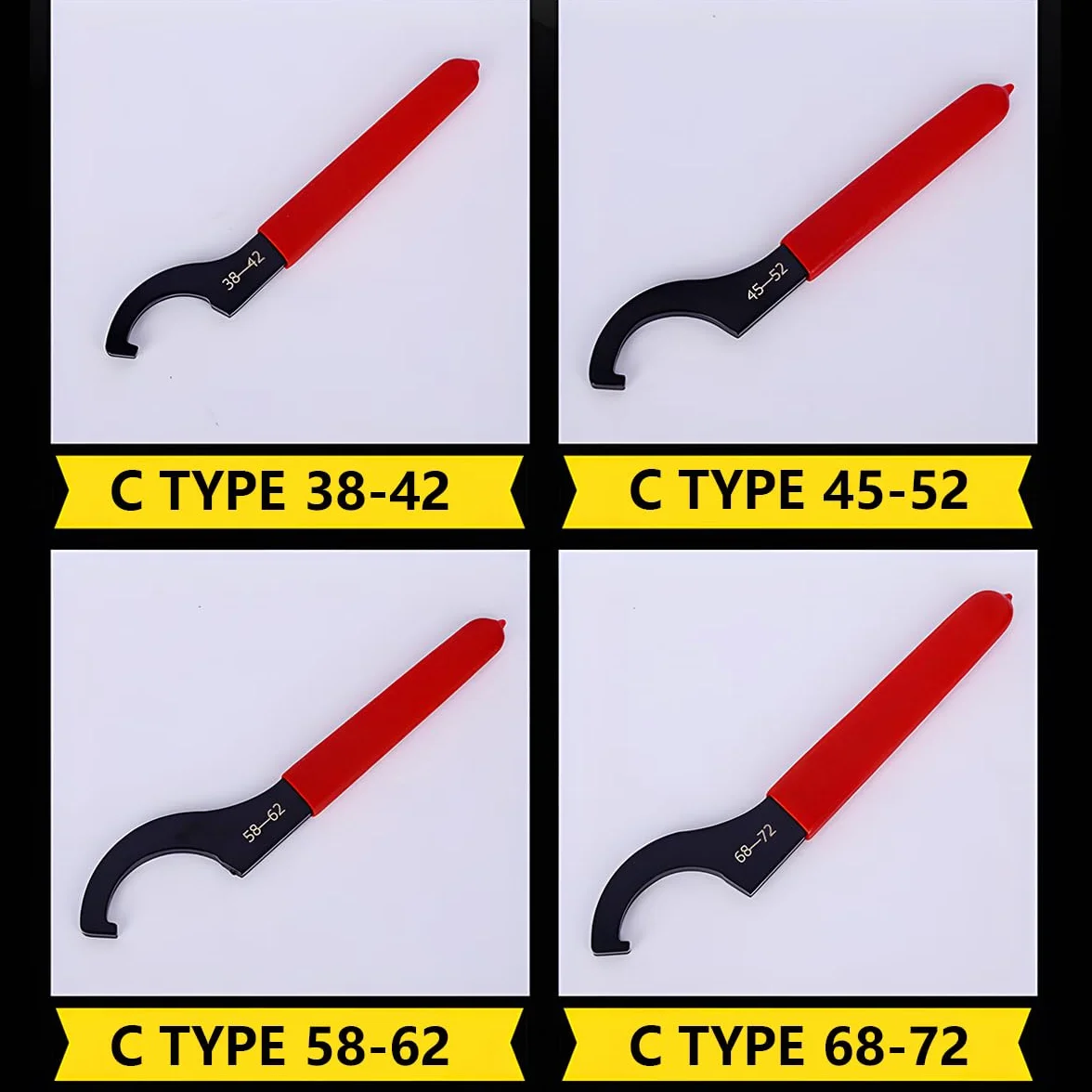 JNNJ Chiave per Ammortizzatori Regolabile Universale 68-72mm per Moto ATV Bike