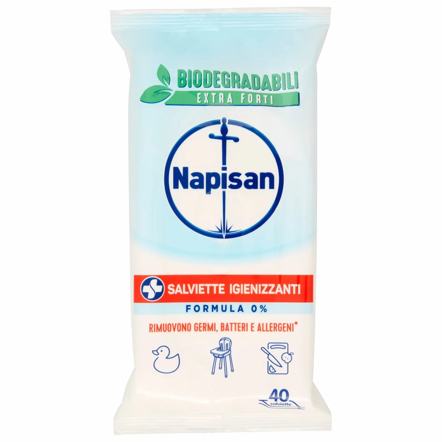 Napisan Salviette Igienizzanti Biodegradabili 40 Pezzi 240 g