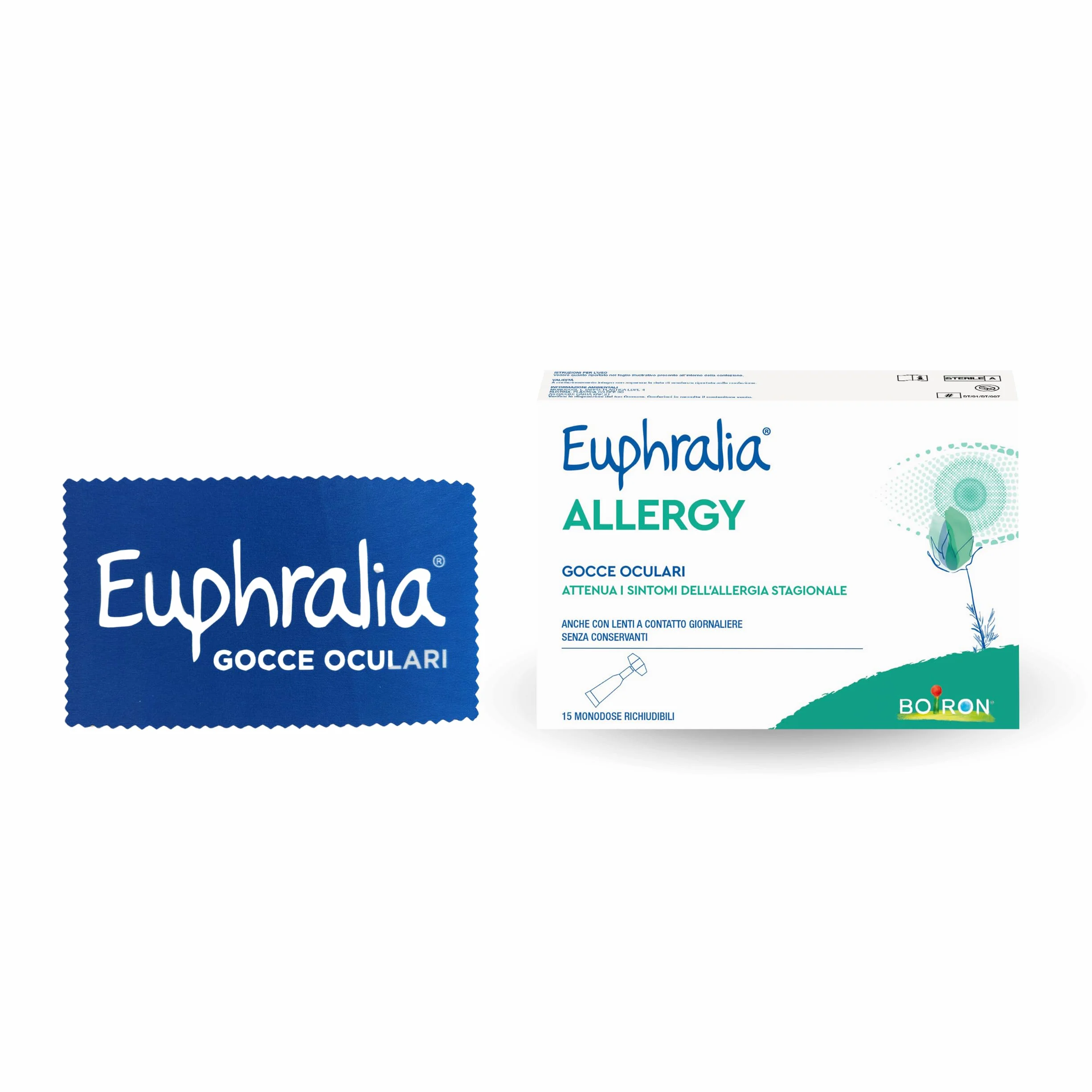Euphralia Allergy Gocce Oculari Allergia Congiuntivite Allergica Acido Ialuronico Vitamina B12 15 Monodose Richiudibili