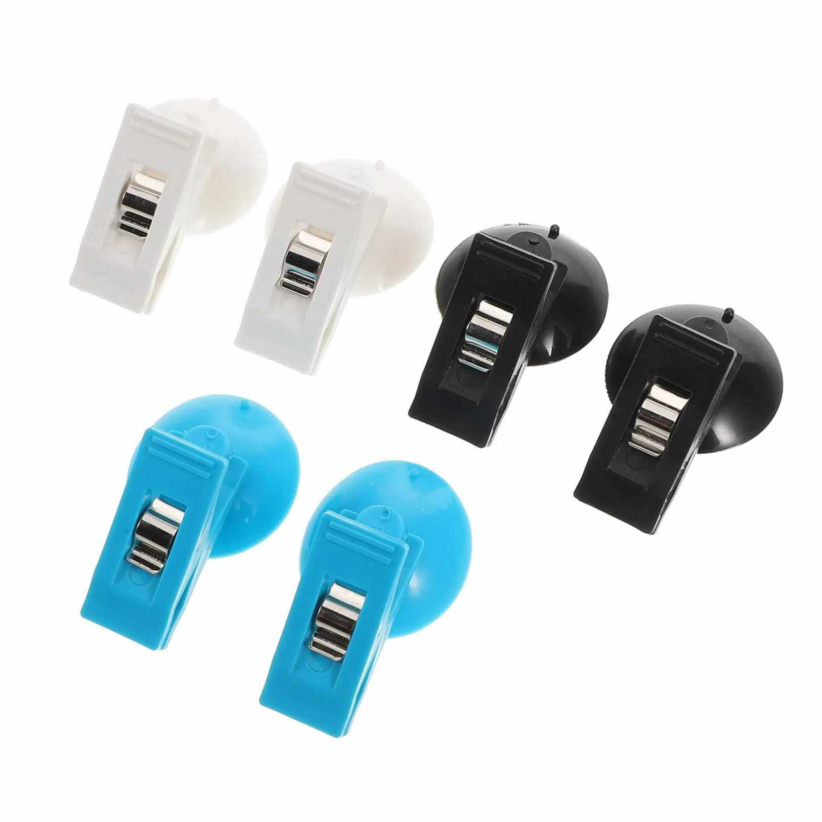 GLEAVI 6pezzi Porta Biglietti Auto Organizer con Ventosa Accessorio per Auto per Carta Documenti e Piccoli Oggetti Multi-Colore per Tenere Ordine Tuo Veicolo