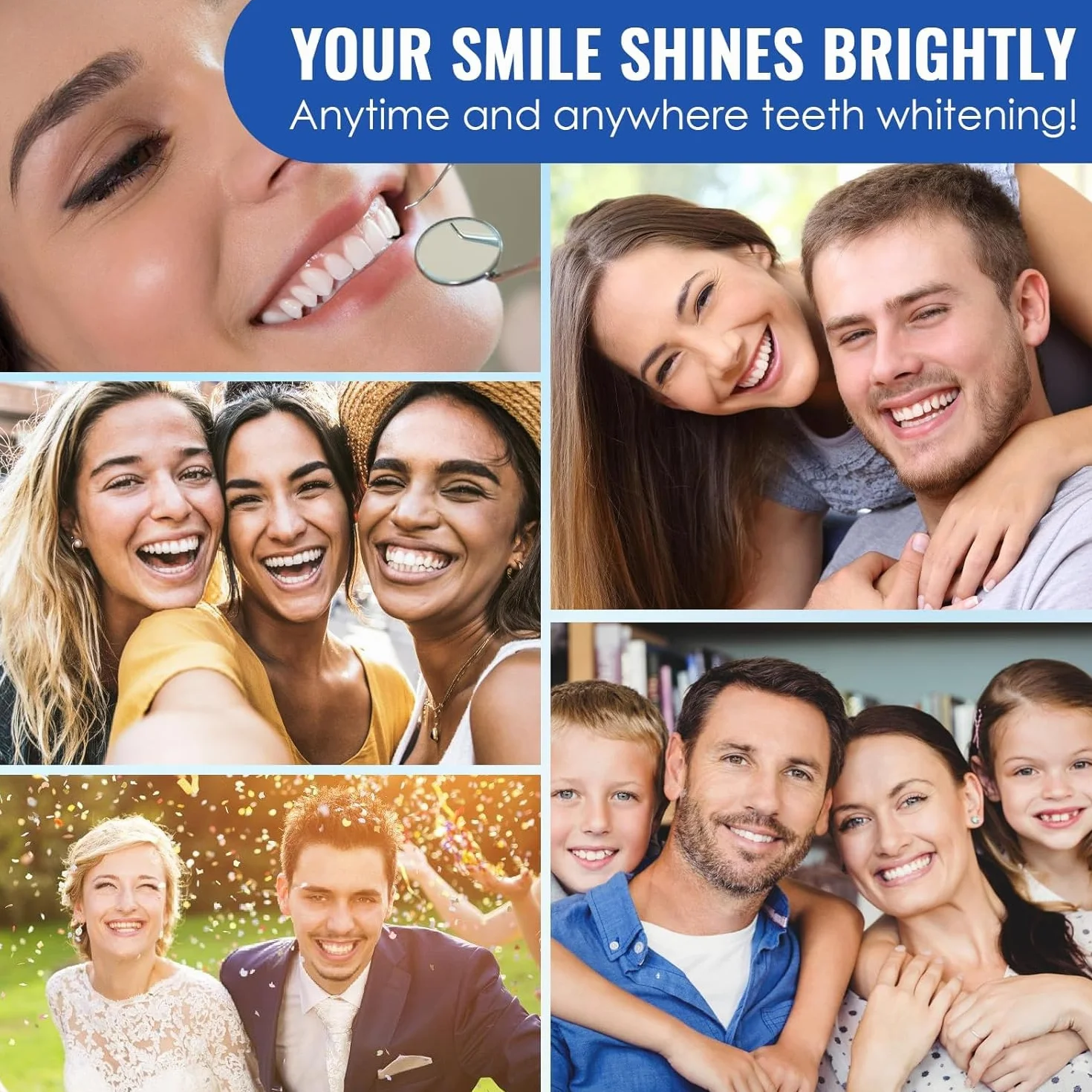 Gel Sbiancante Denti Professionale 10 Ricariche da 3 ml - Sbiancare i Denti Velocemente