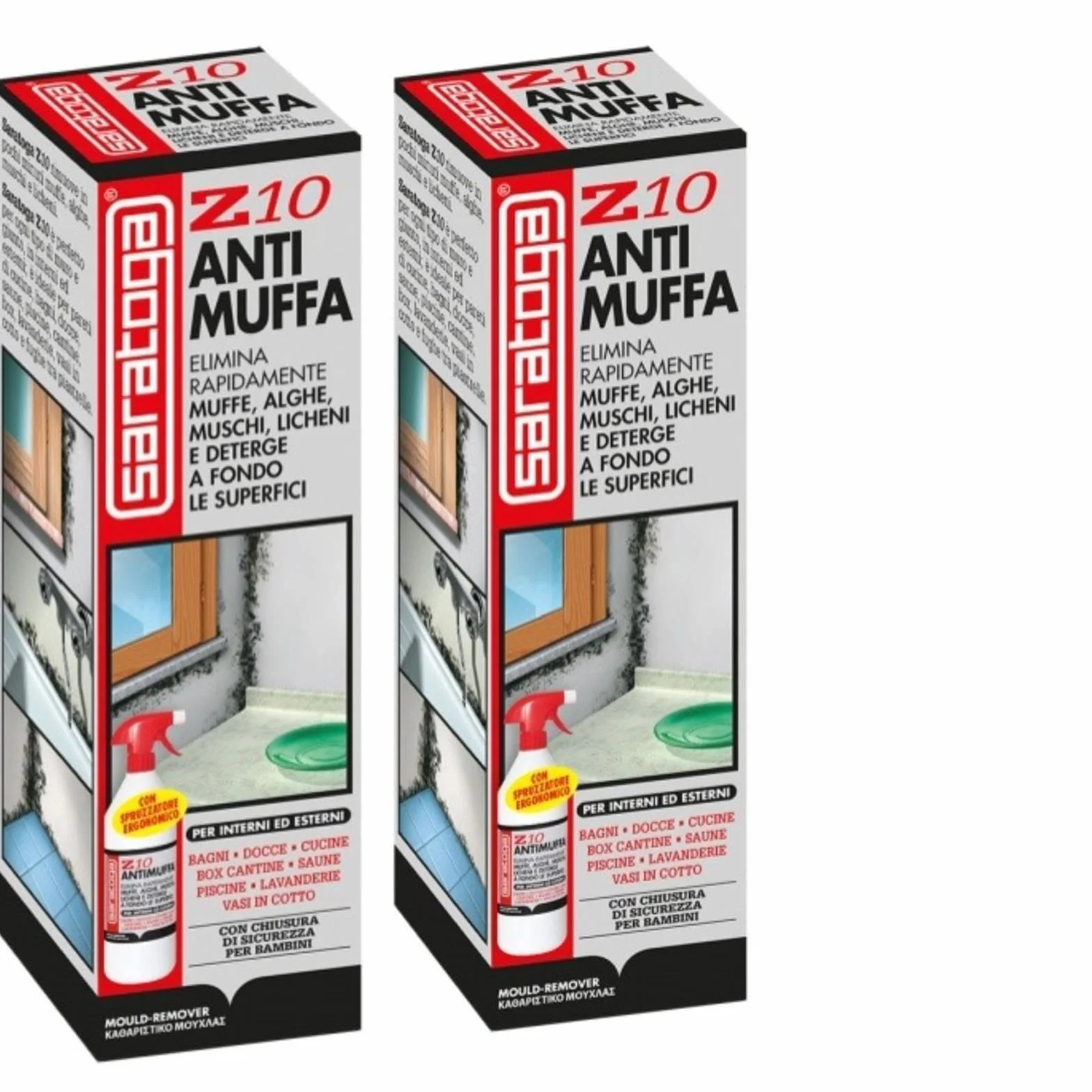 Saratoga Kit Antimuffa Z10 2 Pezzi 1T