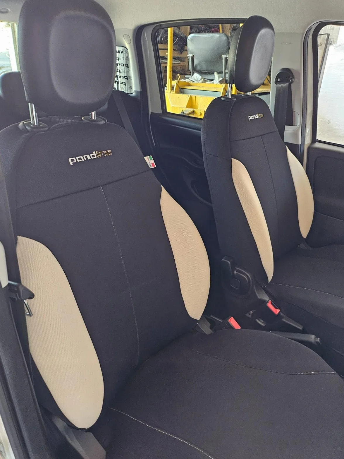 Italfodere Coprisedili Tessuto Compatibili Fiat Pandina 2024 Anteriori Posteriori Accessori Auto Interni Made in Italy